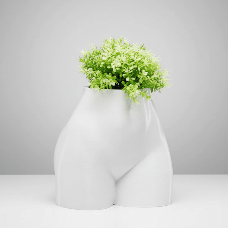 Ghiveci Apollo Form – Summer Body Vase Male 3D, Design Minimalist si Elegant pentru Casa, plastic PLA, diametru 10cm, inaltime totala 15cm — imaginea 5