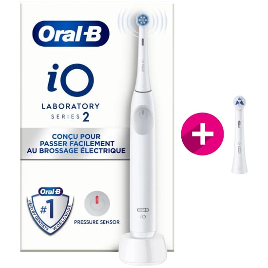 Periuta de dinti electrica Oral-B iO Series 2 White, 3 moduri de curatare, senzor presiune, timer 2 minute