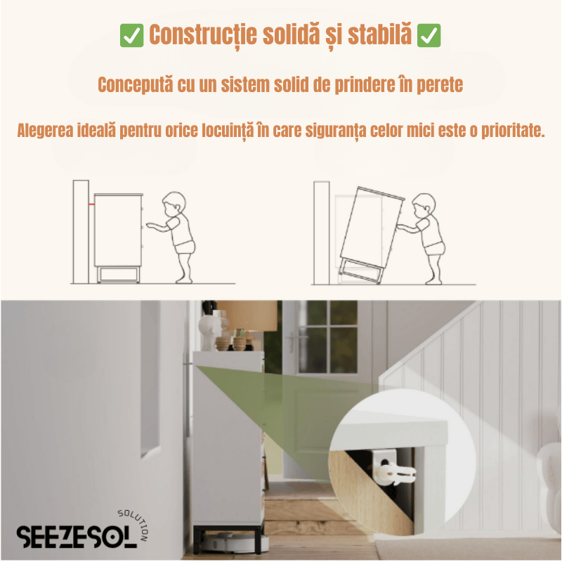 Comoda Moderna cu 5 Sertare 65x34x102 Cm, Comoda Inalta Din MDF si Ratan Natural, Manere Si Picioare Metalice, — imaginea 7