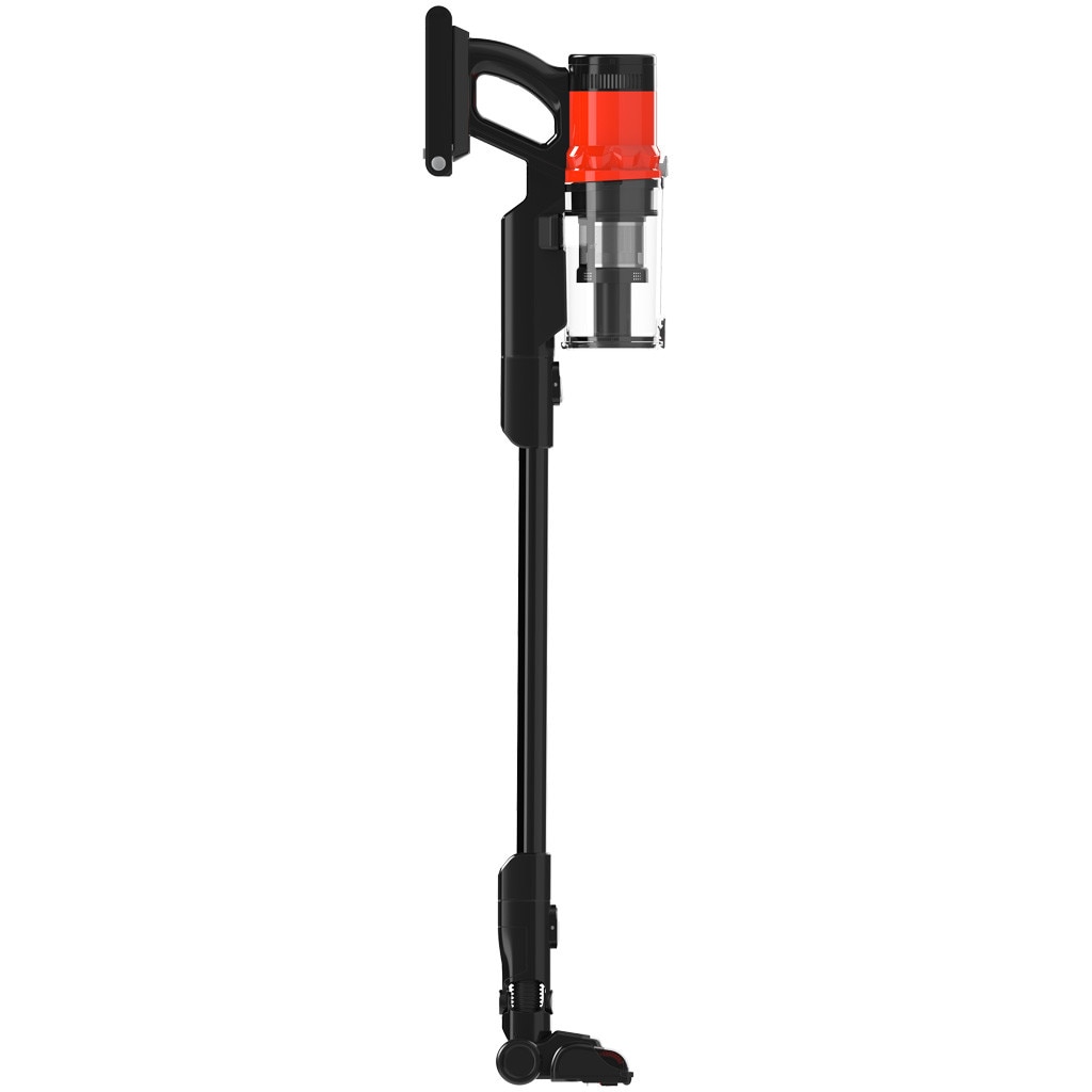 Aspirator vertical Heinner HSVC-MBDB200OR, 200W, Motor BLDC, Filtru HEPA, Negru/Rosu