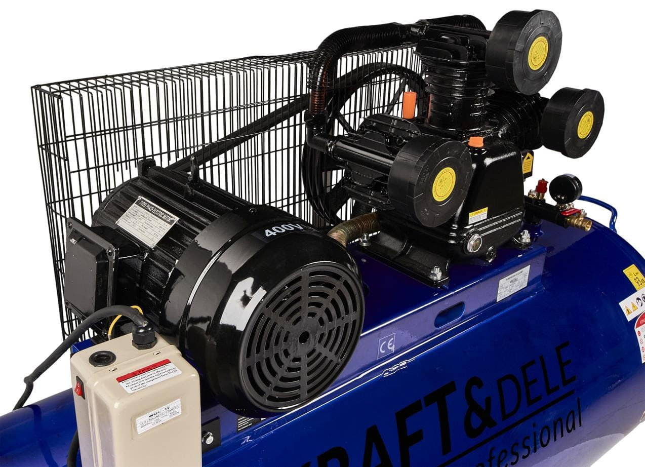 Compresor de aer cu ulei, Kraft&Dele, 500L, 3 pistoane, 400V, KD4062 — imaginea 9