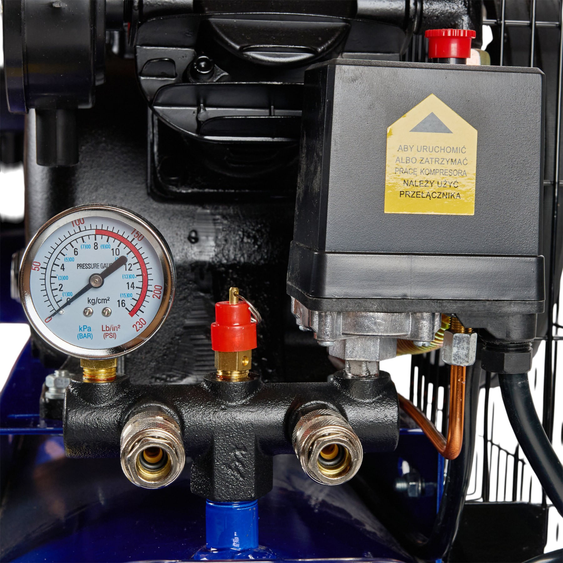 Compresor 100L de aer pe ulei, KRAFT&Dele, 4100W 650L/min KD4066 — imaginea 16