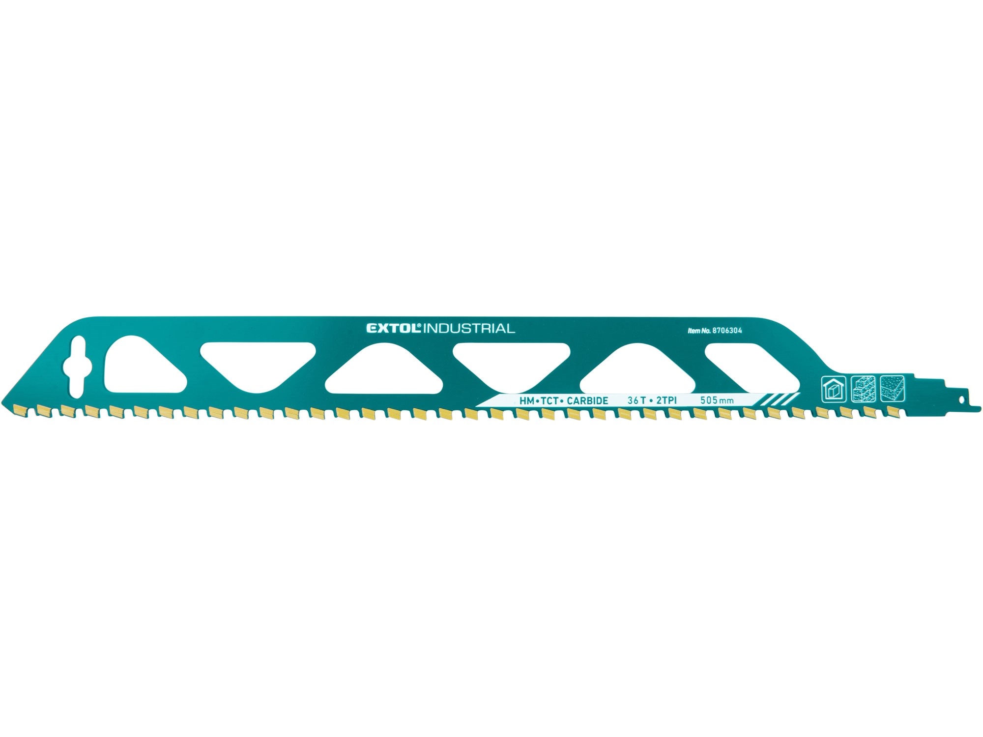 Panza fierastrau sabie beton, Extol, 8706304, 505x50mm, 2TPI