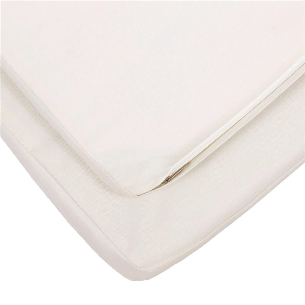 Set mobilier gradina 6 piese din technorattan cu masa si perne, instalare modulara configurabila, maro si crem — imaginea 11