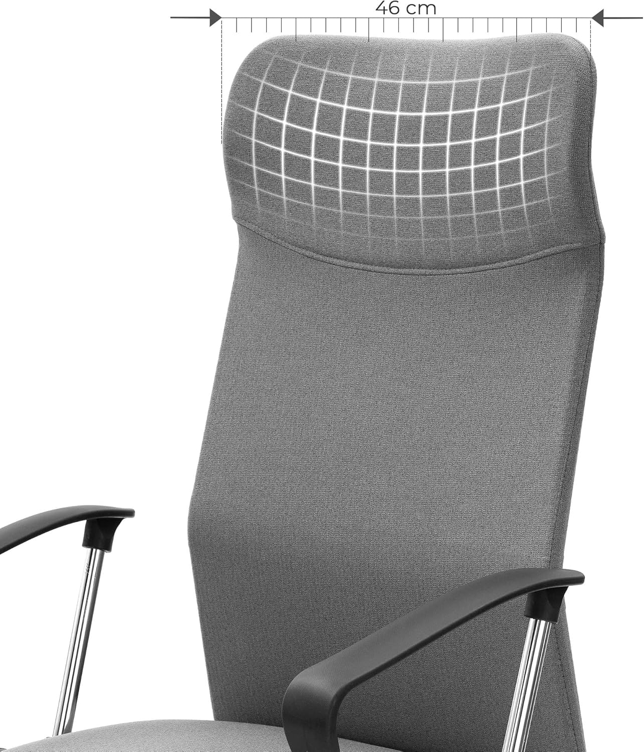 Scaun de birou ergonomic, reglabil pe inaltime, functie balans, maxim 120 kg, 63x63x120 cm, gri — imaginea 4