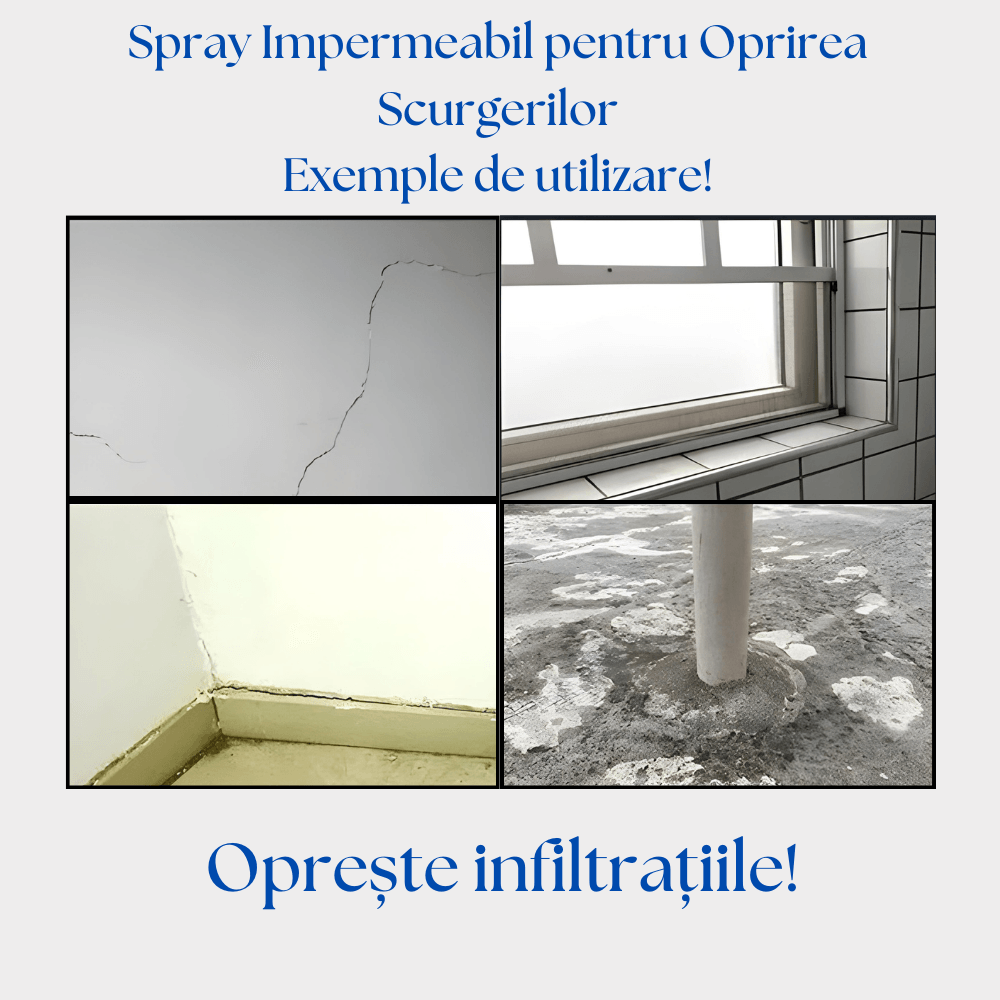Spray Impermeabil pentru Oprirea Scurgerilor APF - 750ml - Transparent — imaginea 11