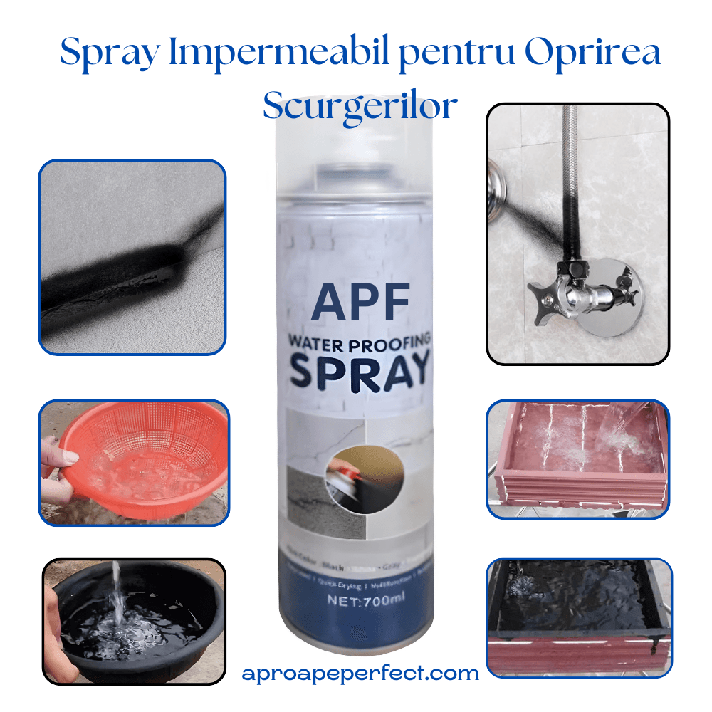 Spray Impermeabil pentru Oprirea Scurgerilor APF - 750ml - Transparent — imaginea 13