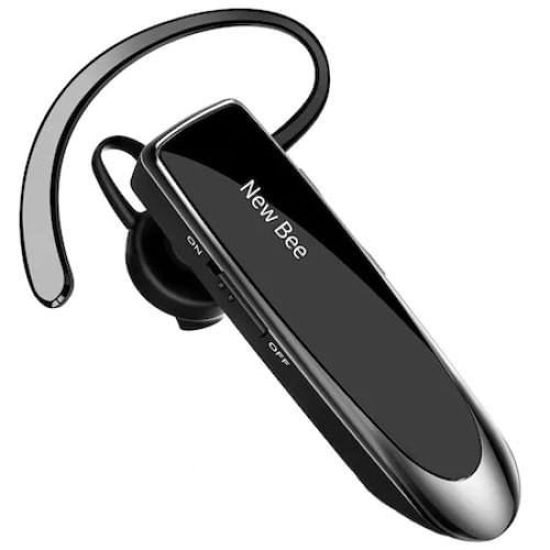 Casca Bluetooth New Bee B41, Baterie 24 ore, Multipoint, Universala, Culoare Negru