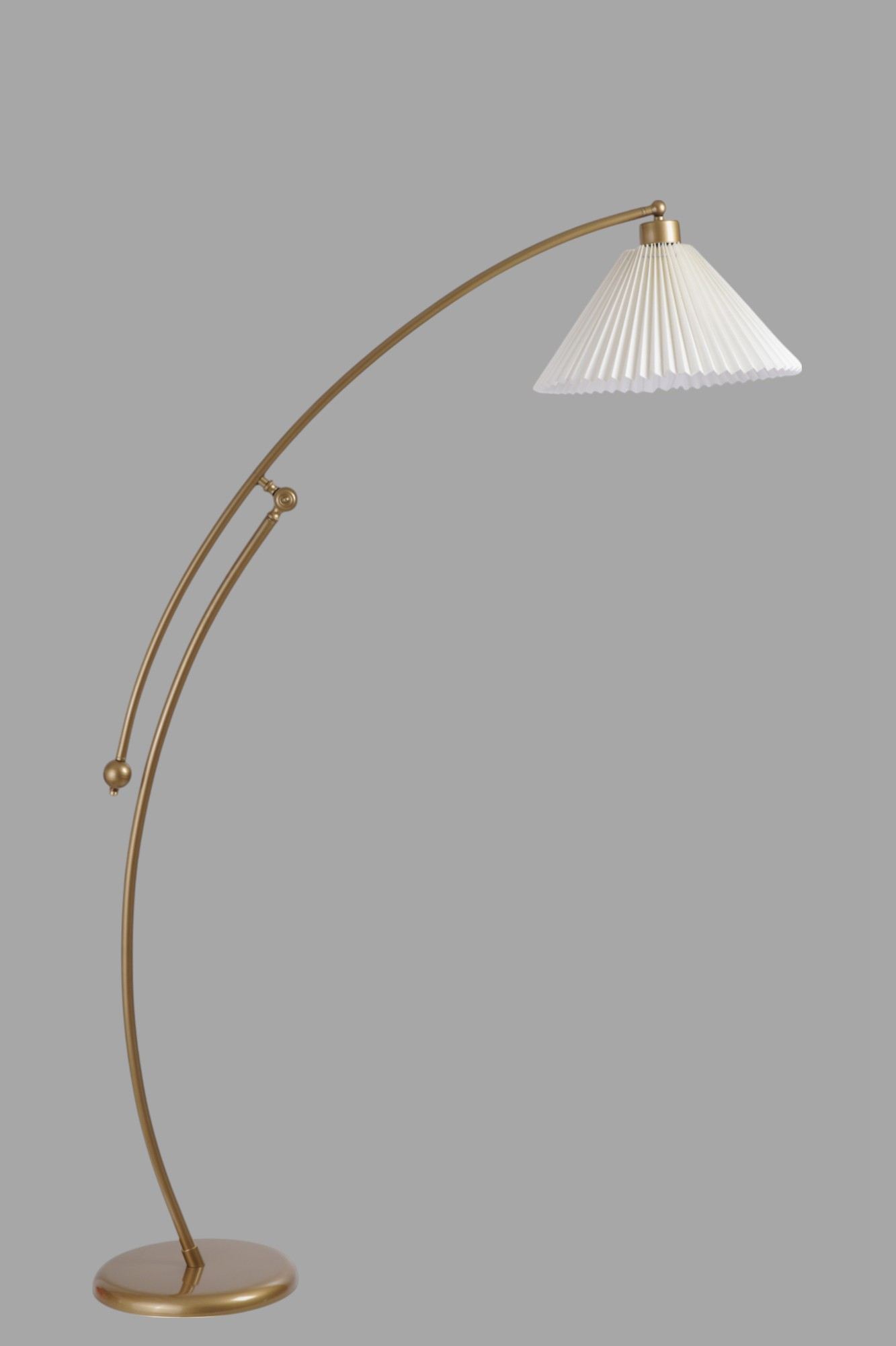 Lampadar Opviq, metal, 155 cm, crem/auriu, 534LUN5626