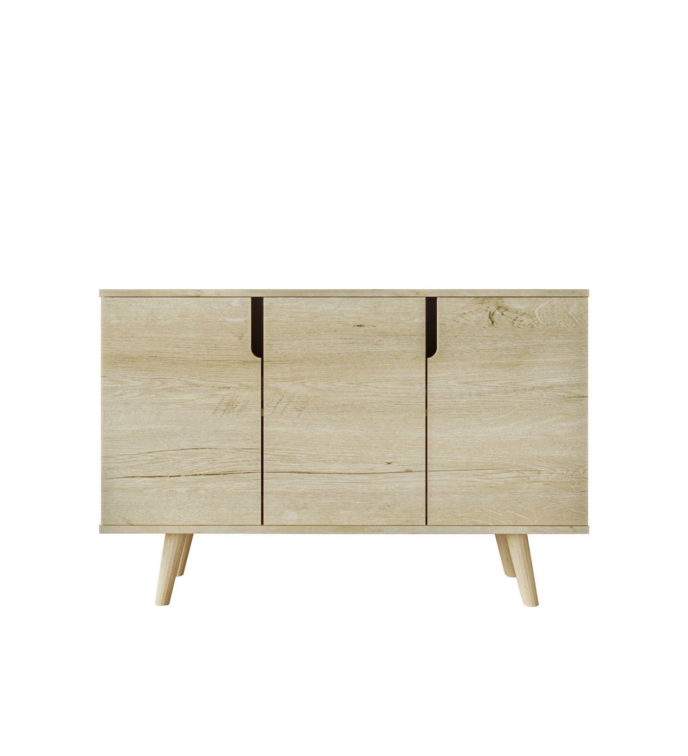 Consolă Hanah Home, PAL melaminat, 120 x 30 x 80 cm, sapphire stejar, 469ORN1520 — imaginea 2
