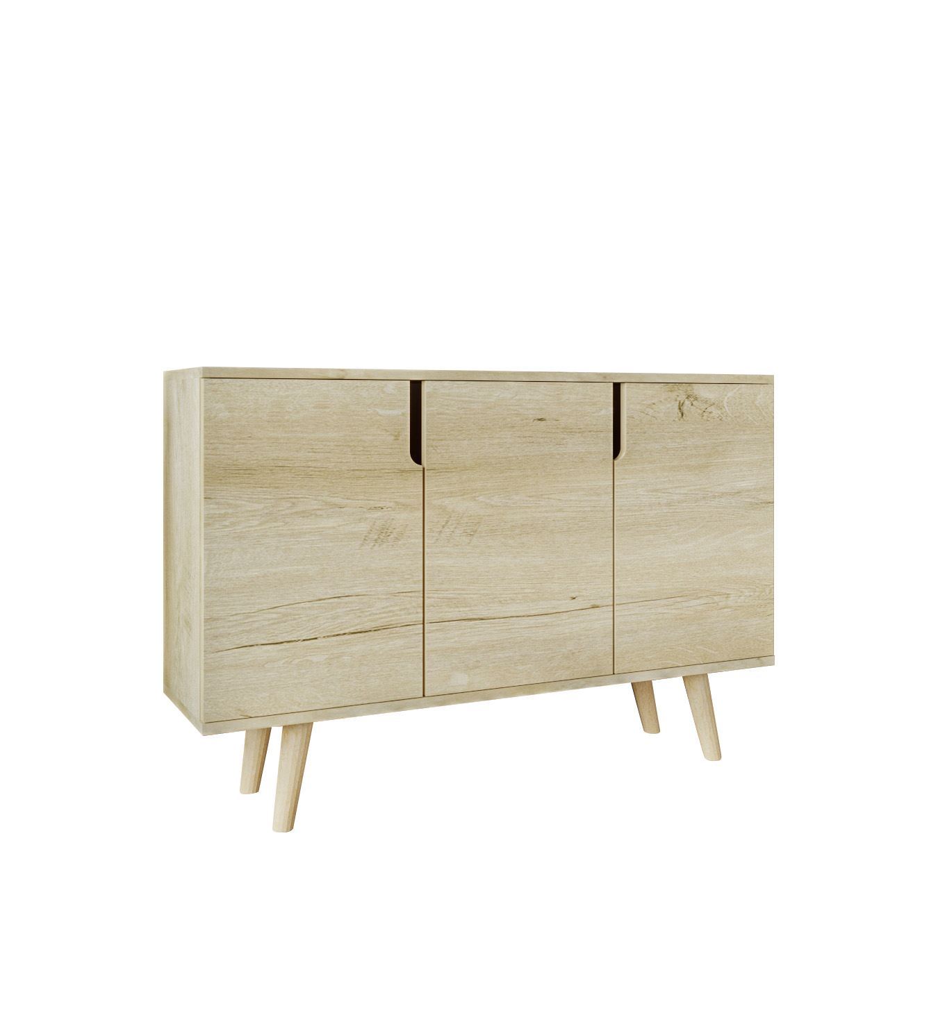 Consolă Hanah Home, PAL melaminat, 120 x 30 x 80 cm, sapphire stejar, 469ORN1520 — imaginea 6