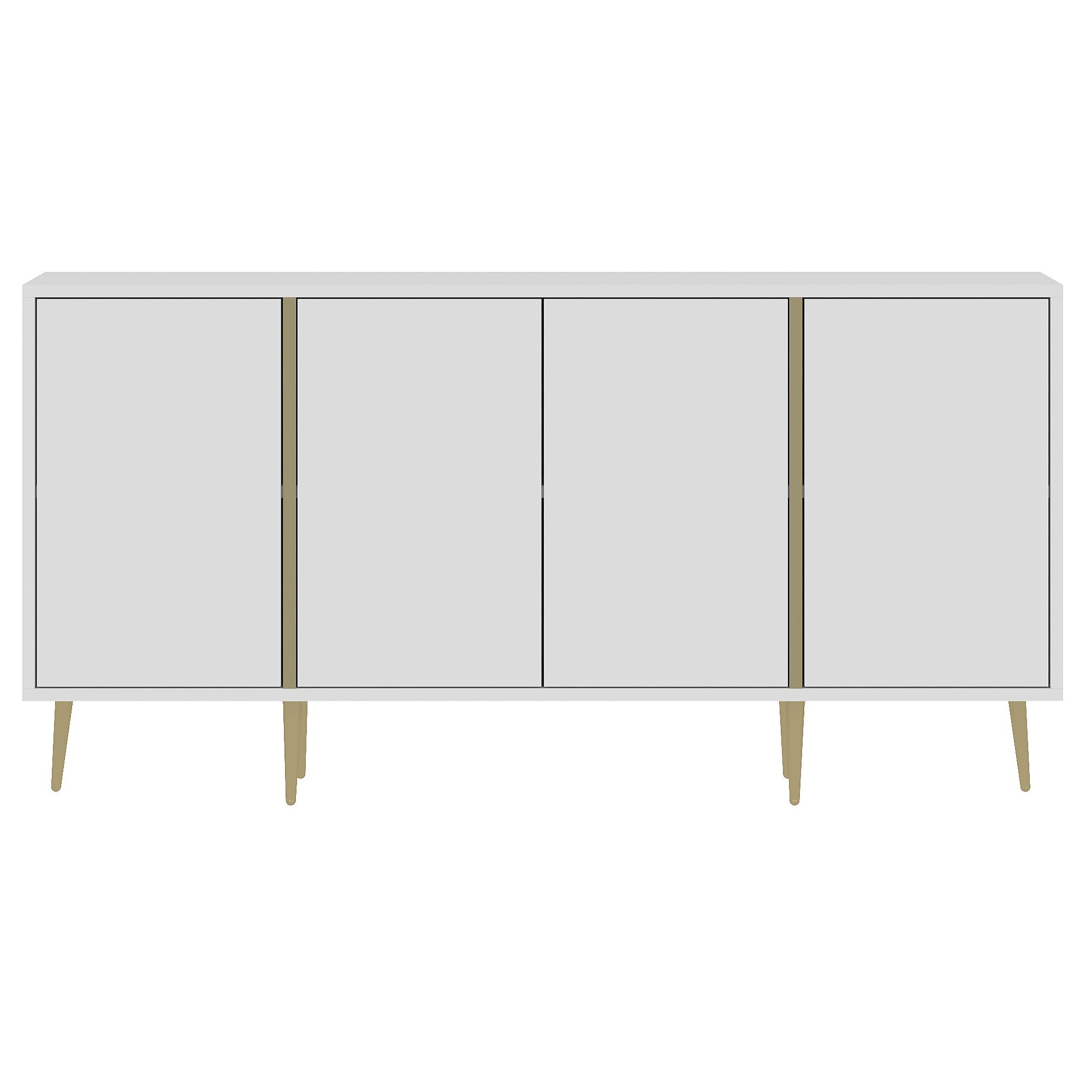 Consolă Hanah Home, PAL melaminat, 150 x 36 x 75 cm, alb, 327ODS1360 — imaginea 5
