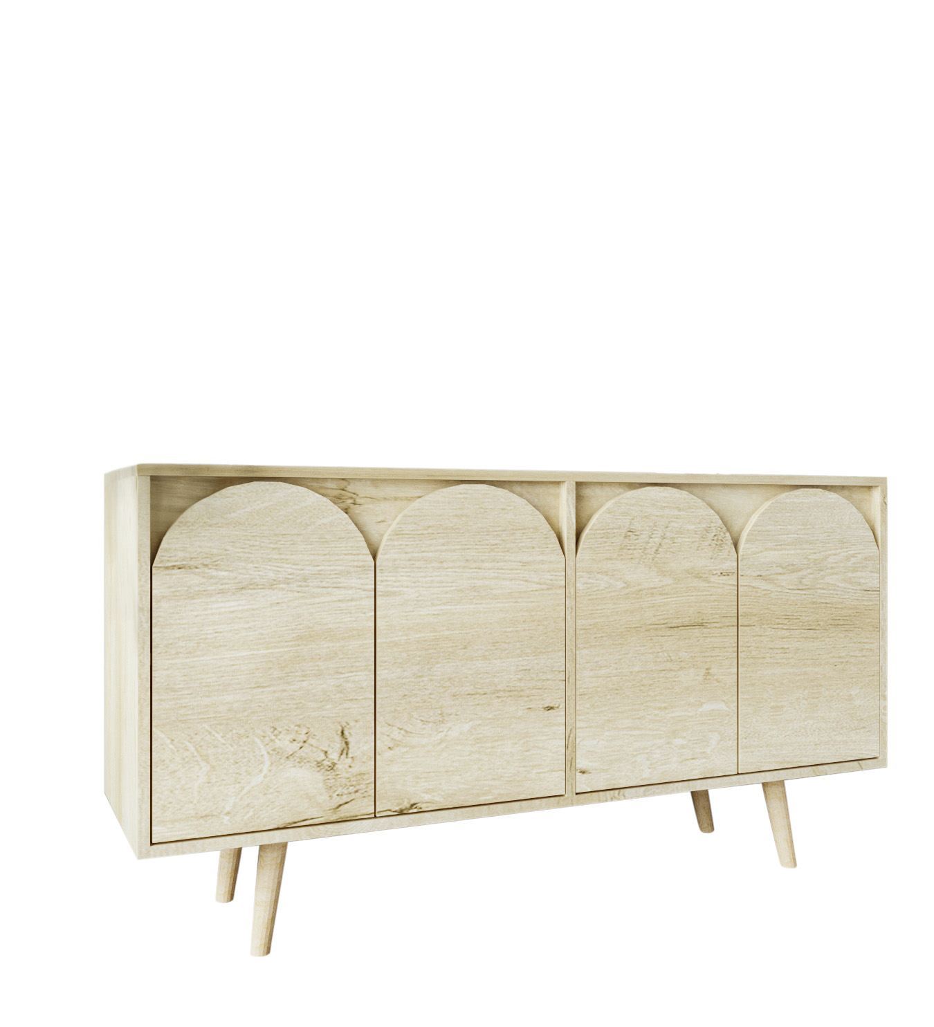 Consolă Hanah Home, PAL melaminat, 150 x 45 x 80 cm, sapphire stejar, 469ORN1516 — imaginea 5