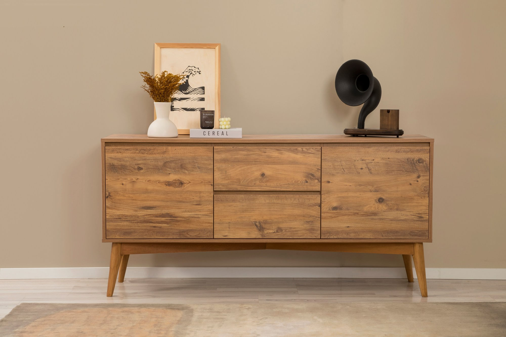 Consolă Hanah Home, PAL melaminat, 170 x 45 x 82.5 cm, atlantic pine, 869VEL1736 — imaginea 7