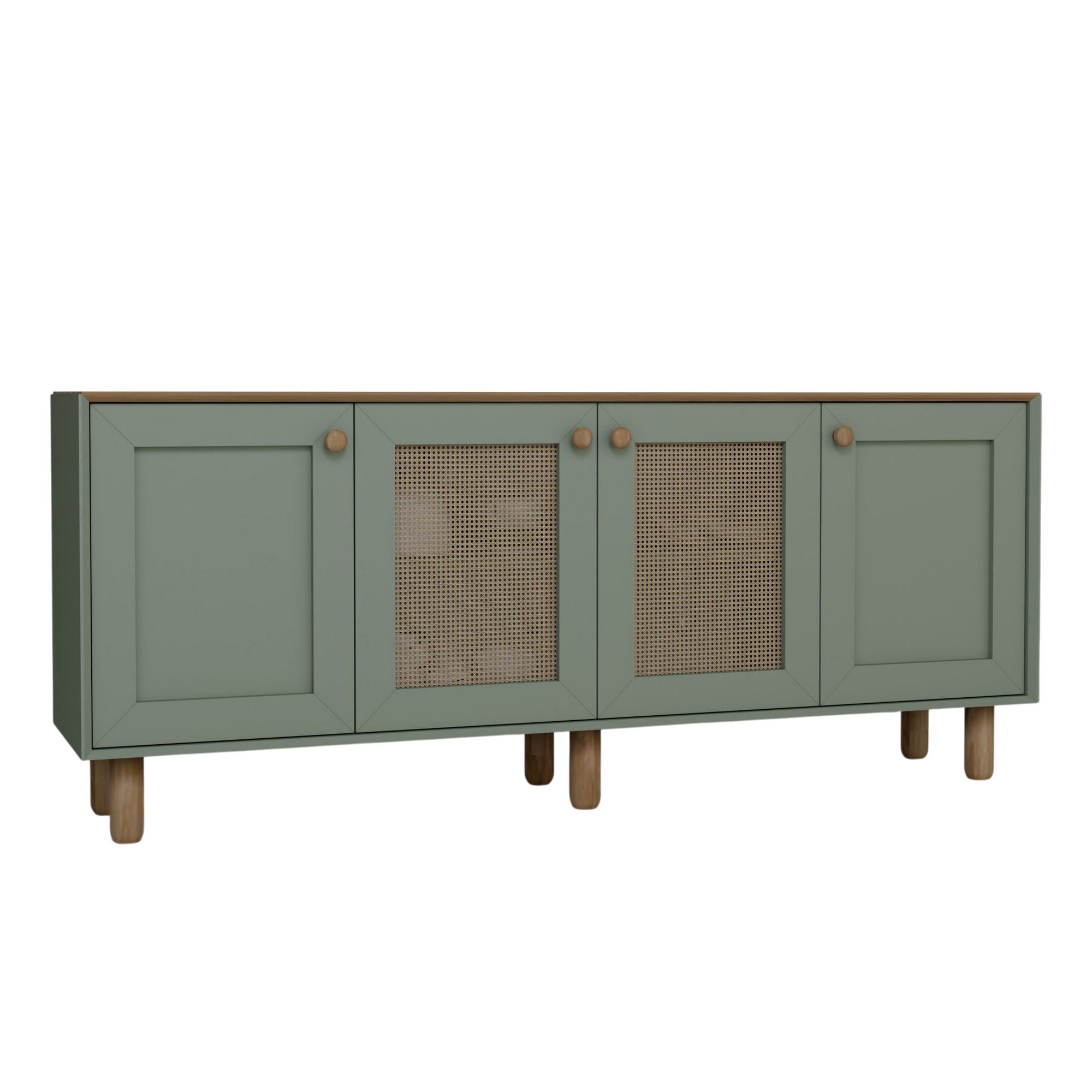 Consolă Hanah Home, PAL melaminat, 180 x 40 x 75 cm, verde, 350MWD1502 — imaginea 4