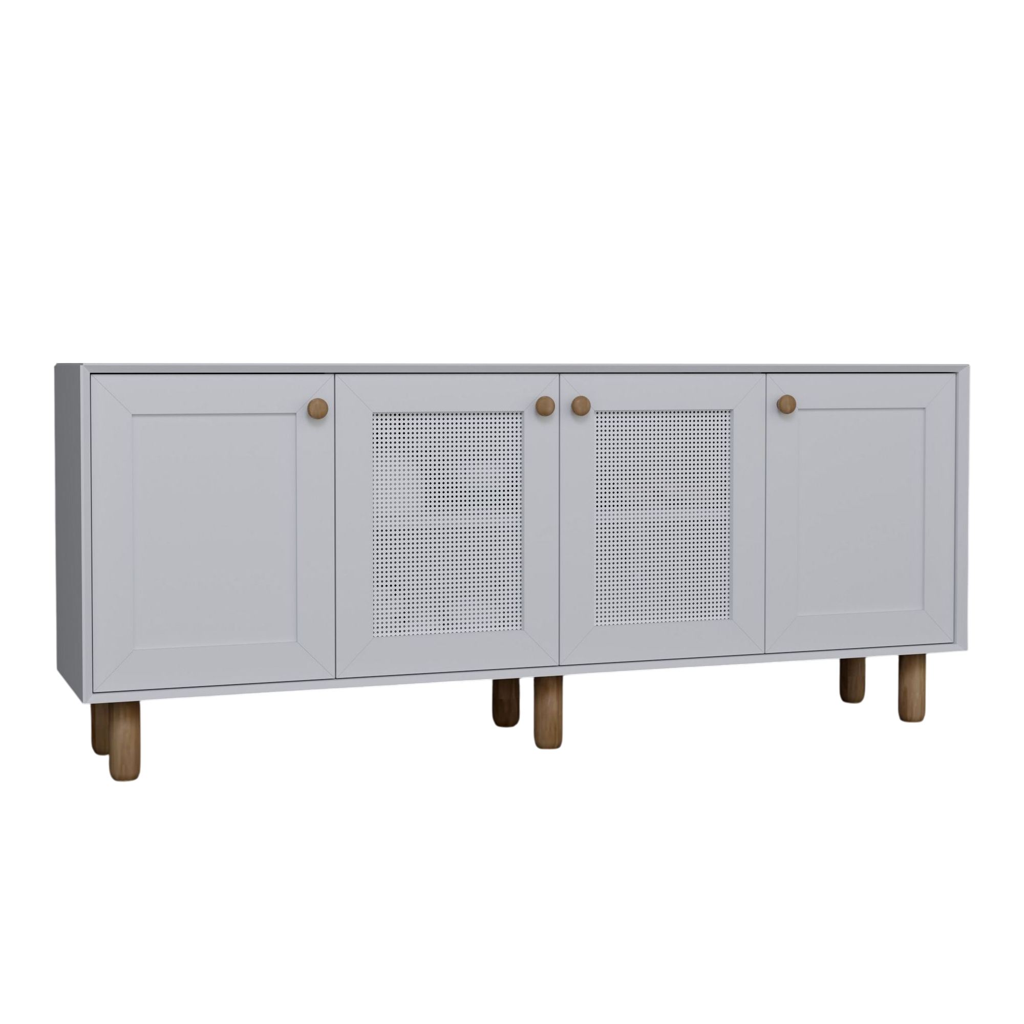 Consolă Hanah Home, PAL melaminat, 180 x 40 x 75 cm, alb, 350MWD1503 — imaginea 4