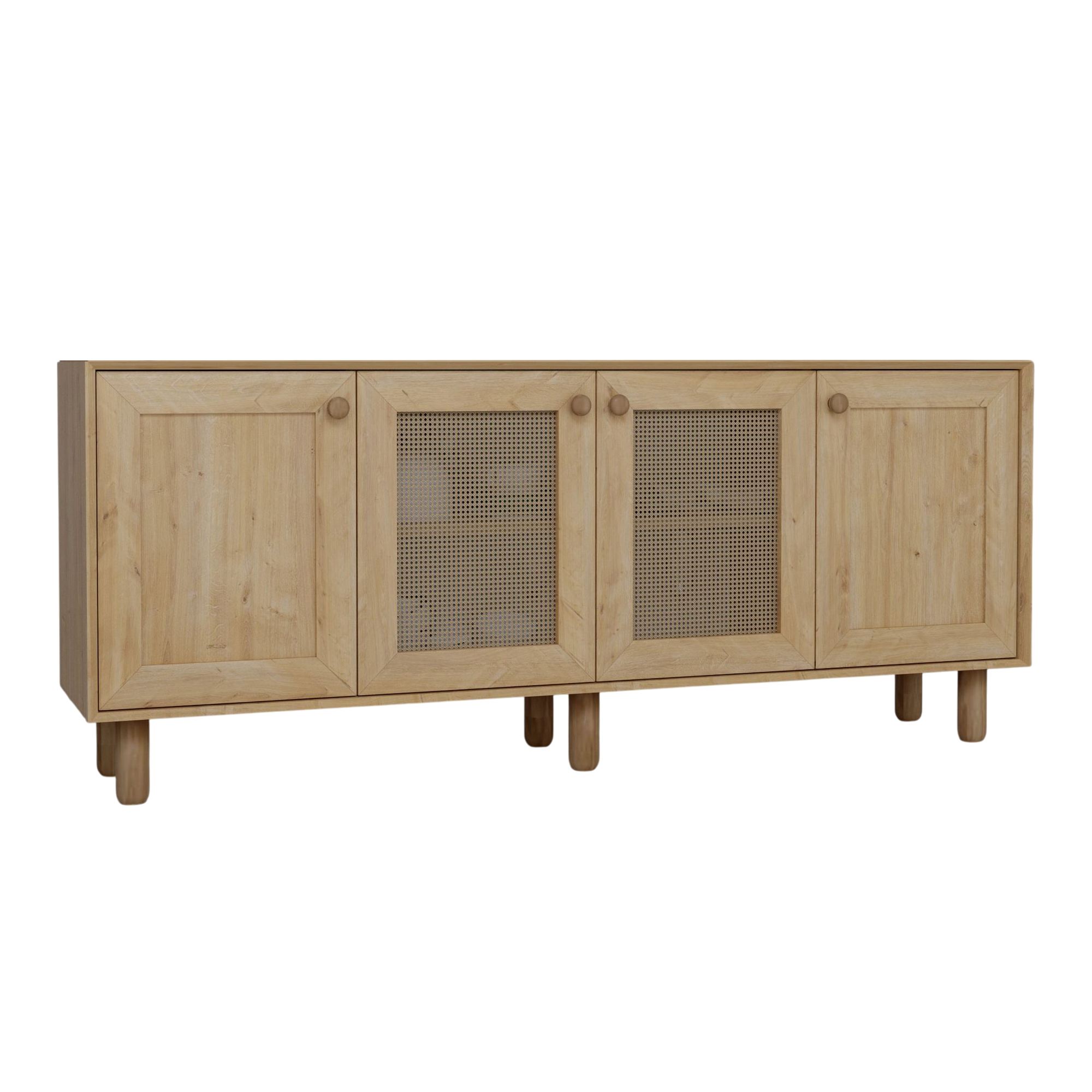 Consolă Hanah Home, PAL melaminat, 180 x 40 x 75 cm, nuc, 350MWD1501 — imaginea 6