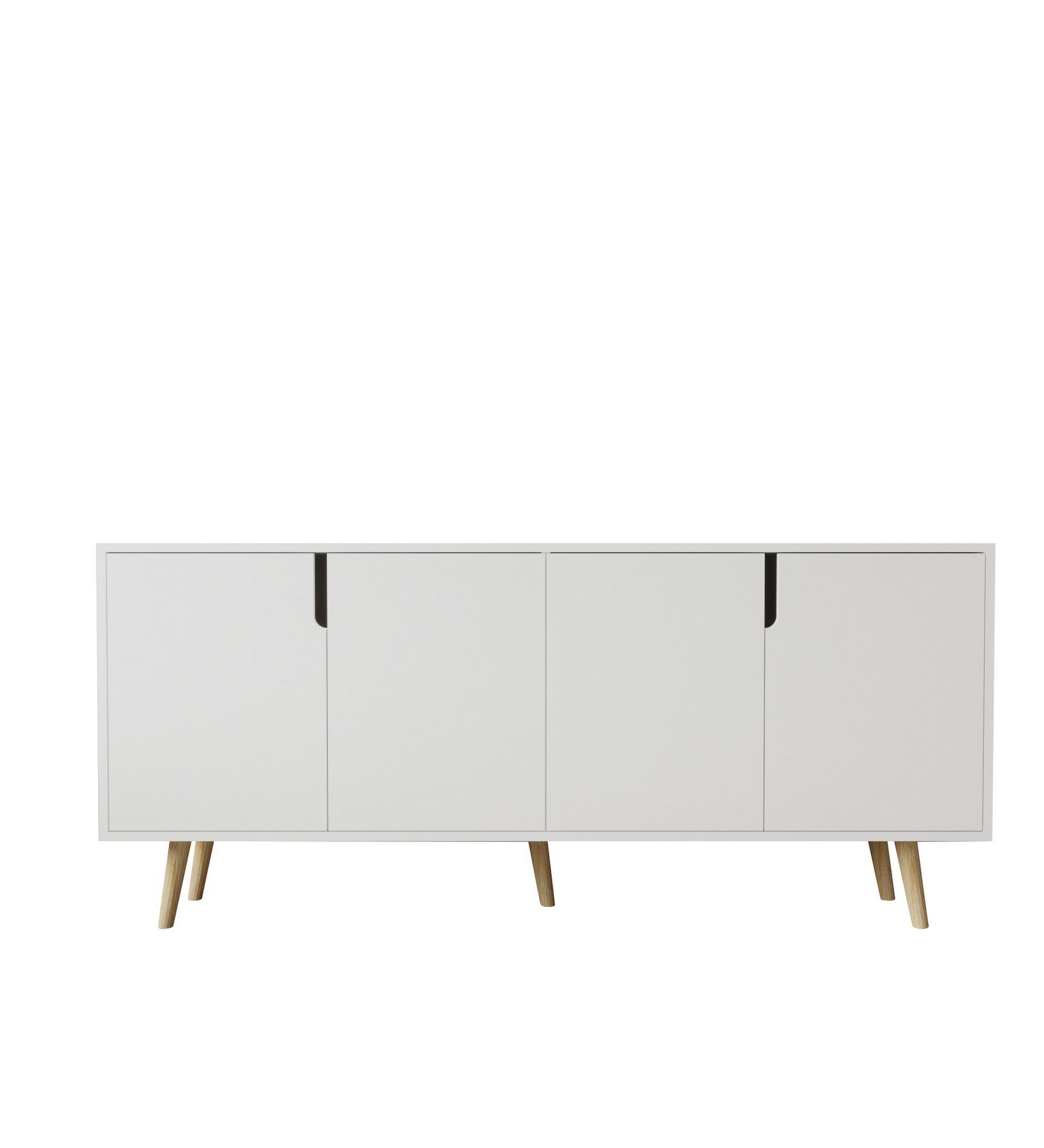 Consolă Hanah Home, PAL melaminat, 180 x 45 x 80 cm, alb, 469ORN1509 — imaginea 2