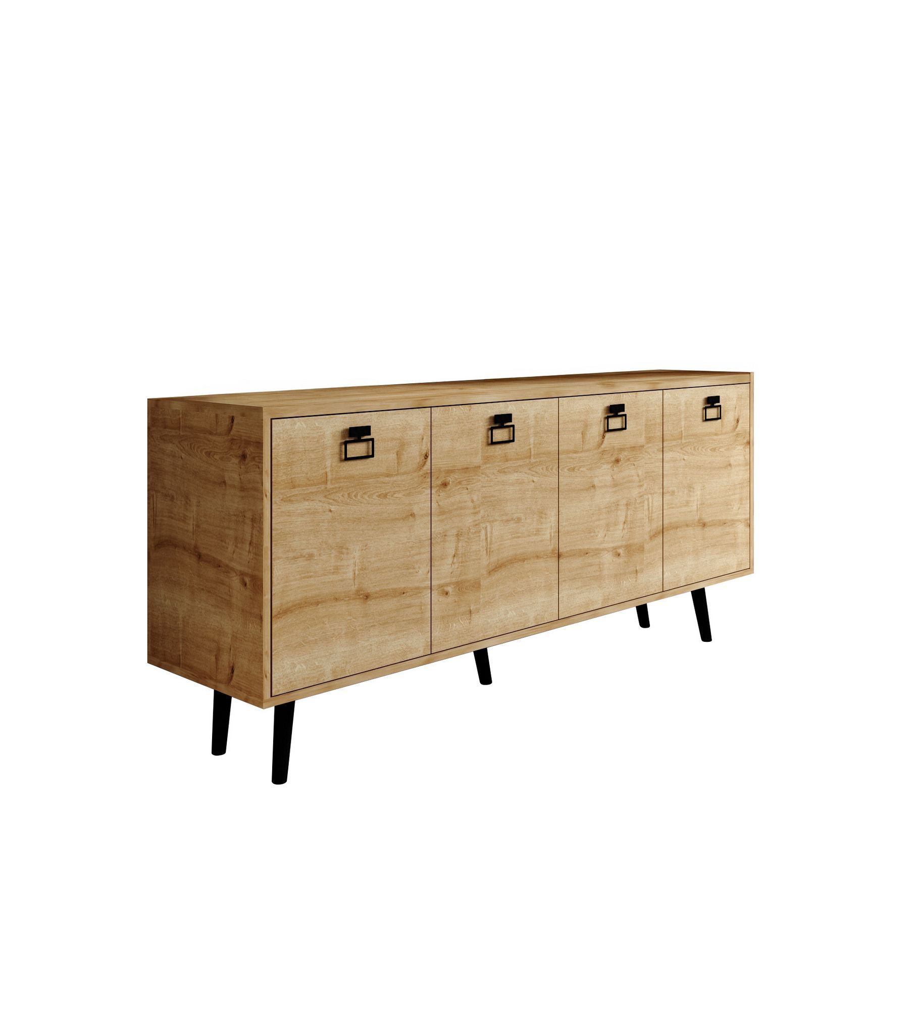 Consolă Hanah Home, PAL melaminat, 180 x 45 x 80 cm, sapphire stejar, 469ORN1505 — imaginea 3