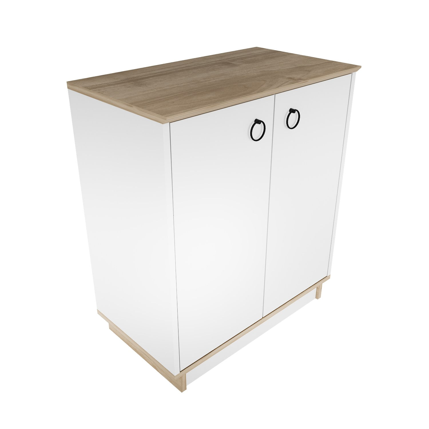 Consolă Hanah Home, PAL melaminat, 72 x 42 x 83.1 cm, alb/nuc, 875ZNA4552 — imaginea 6