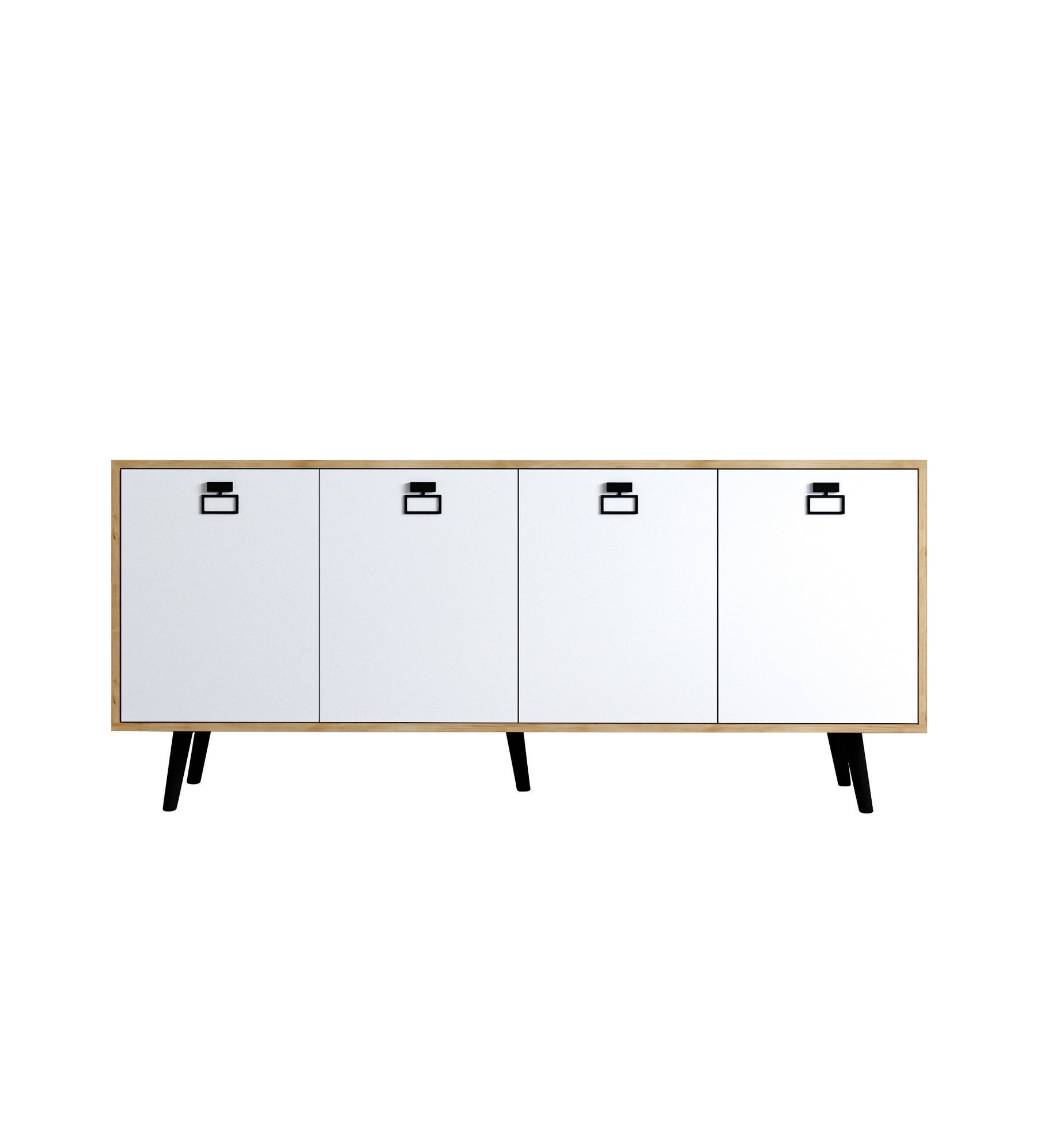 Consolă Hanah Home, PAL melaminat, 180 x 45 x 80 cm, sapphire stejar/alb, 469ORN1504 — imaginea 5
