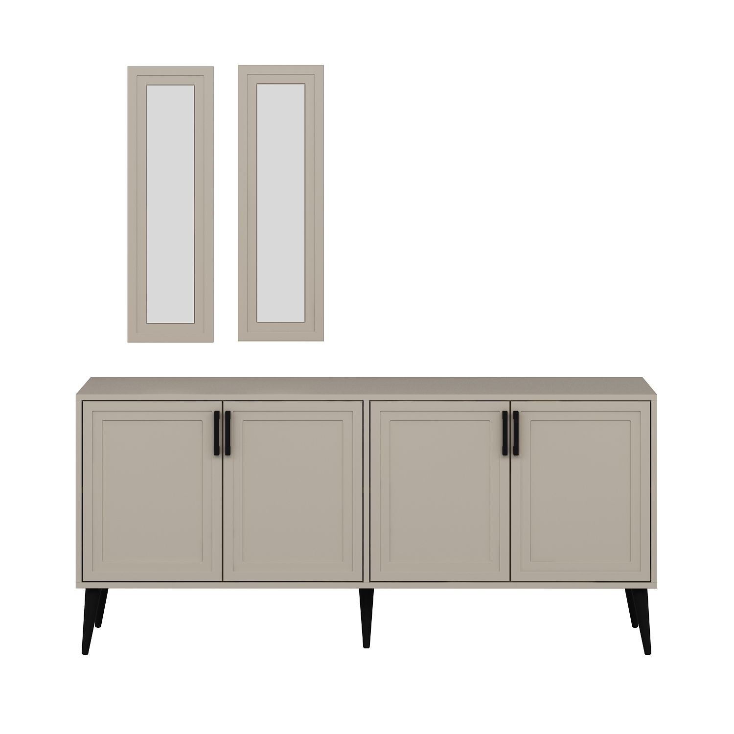 Consolă Hanah Home, PAL melaminat, 180 x 45 x 81 cm, bej nisipiu, 506MNR1327 — imaginea 7