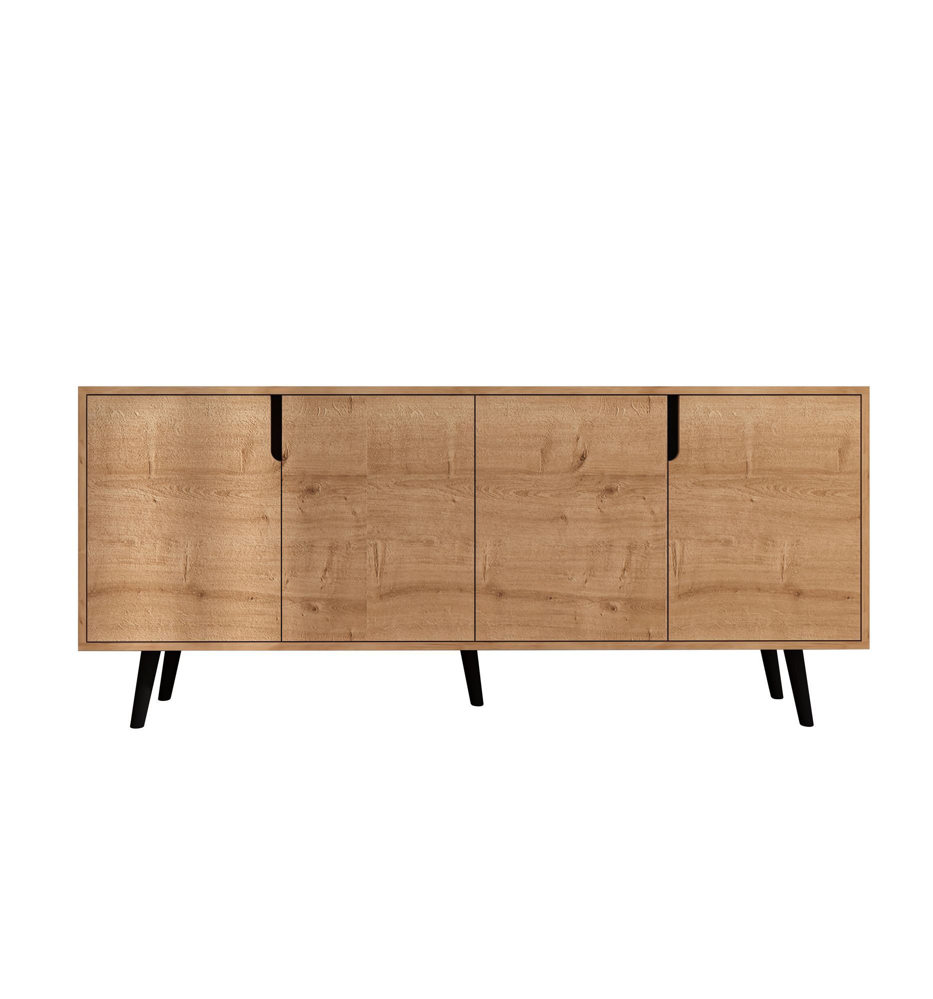 Consolă Hanah Home, PAL melaminat, 180 x 45 x 80 cm, sapphire stejar, 469ORN1506 — imaginea 2
