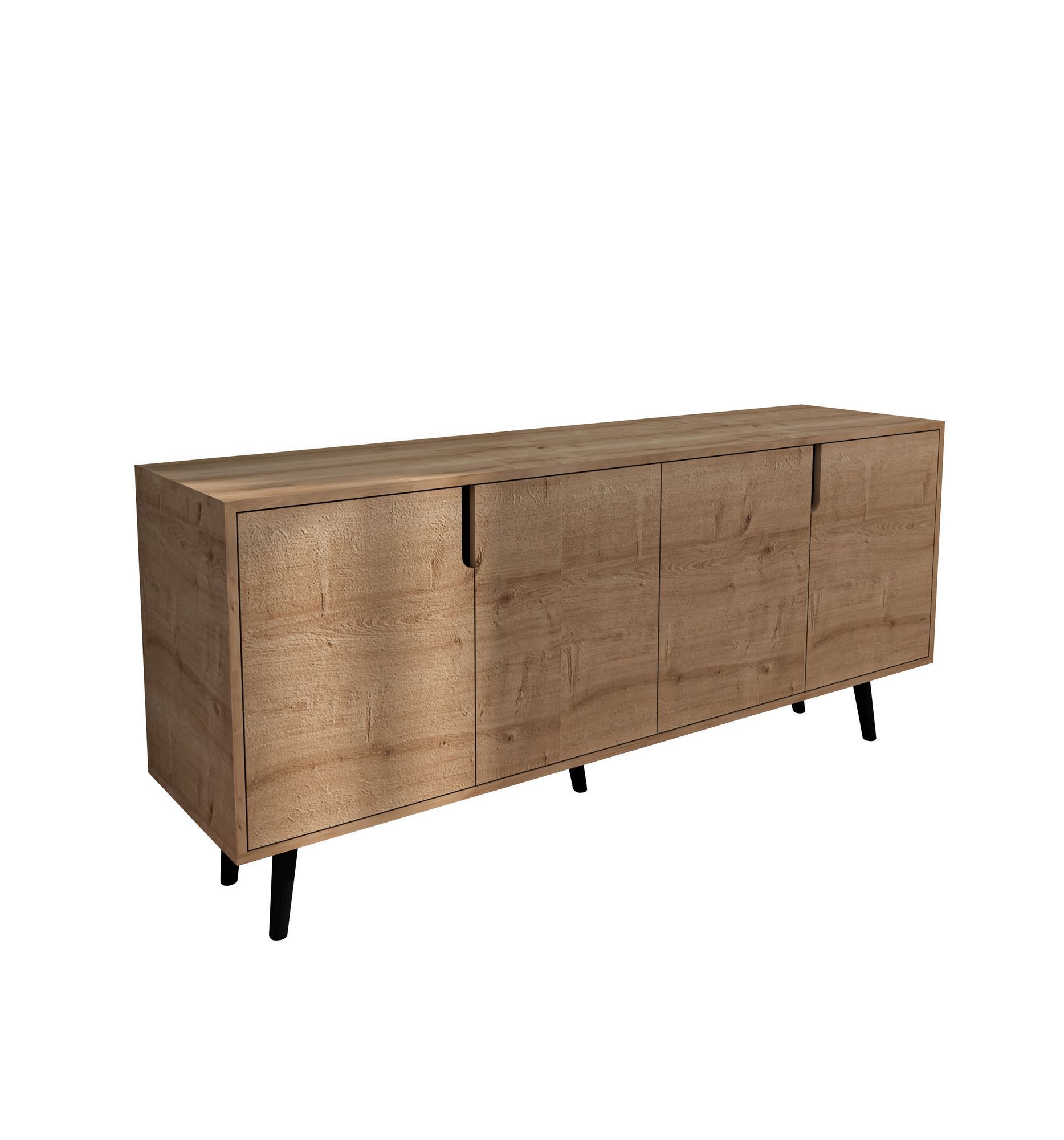 Consolă Hanah Home, PAL melaminat, 180 x 45 x 80 cm, sapphire stejar, 469ORN1506 — imaginea 6