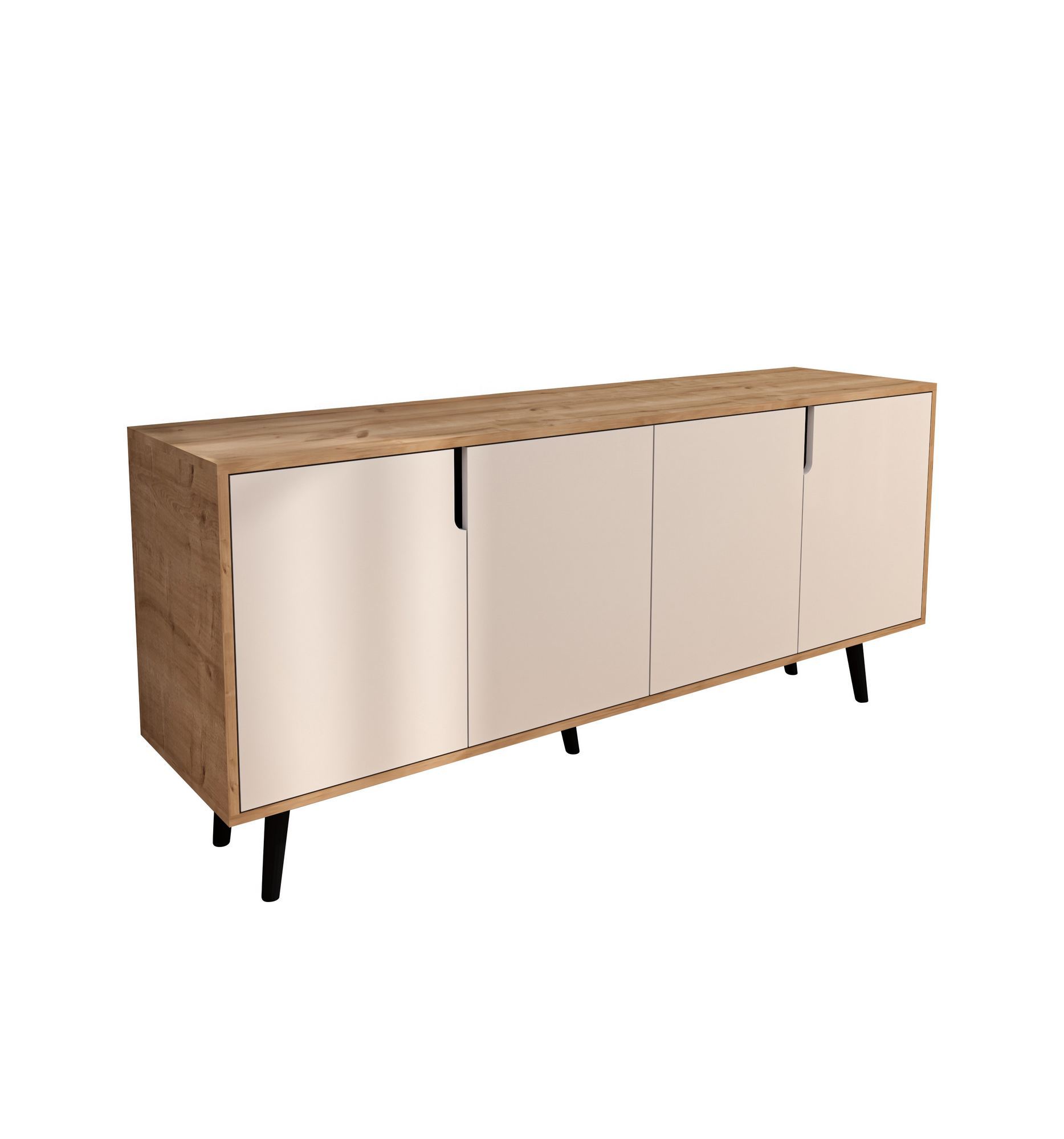 Consolă Hanah Home, PAL melaminat, 180 x 45 x 80 cm, sapphire stejar/alb, 469ORN1507 — imaginea 6