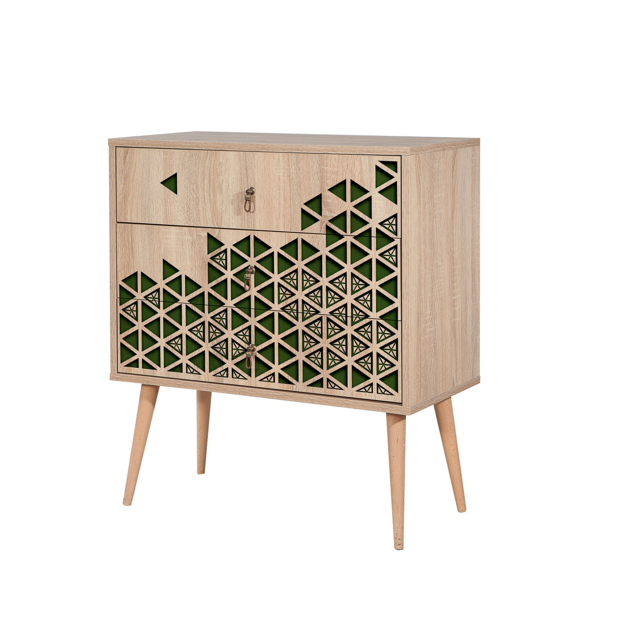 Comodă Hanah Home, PAL melaminat, 80 x 40 x 90 cm, stejar sonoma, 869VEL3429 — imaginea 3