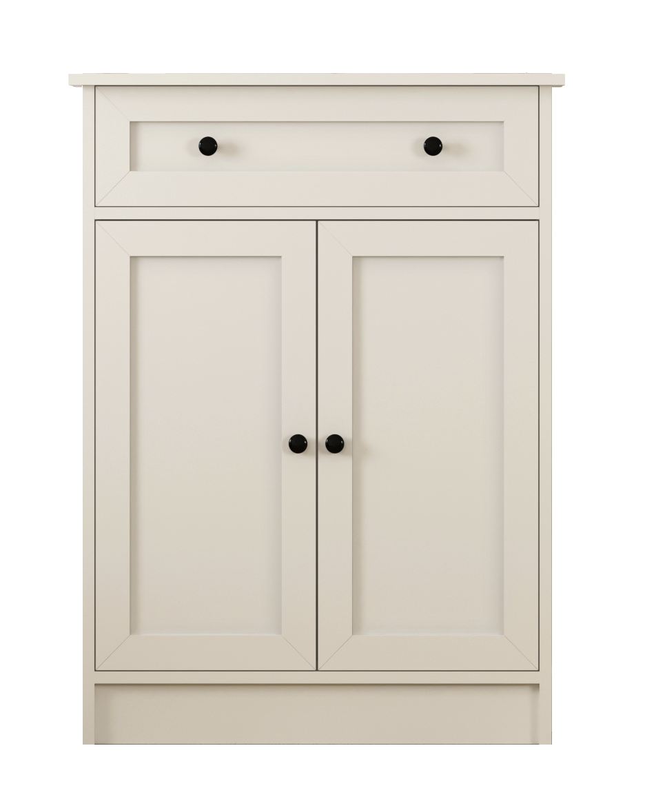 Comodă Hanah Home, PAL melaminat, 70 x 40 x 100 cm, alb mat, 167RAB1513 — imaginea 6