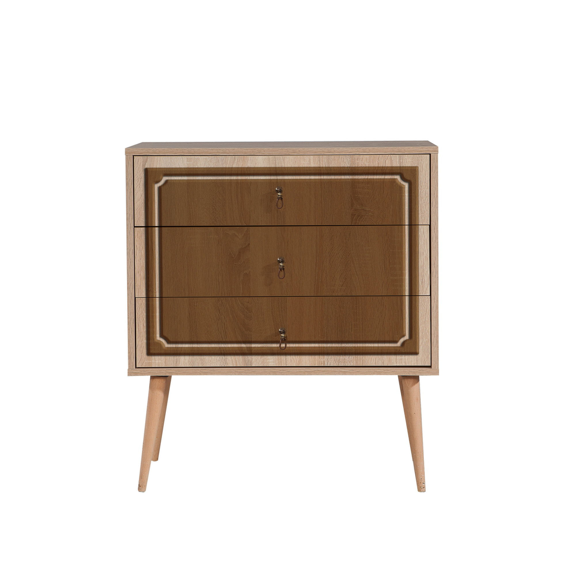 Comodă Hanah Home, PAL melaminat, 80 x 40 x 90 cm, stejar sonoma, 869VEL3438 — imaginea 4