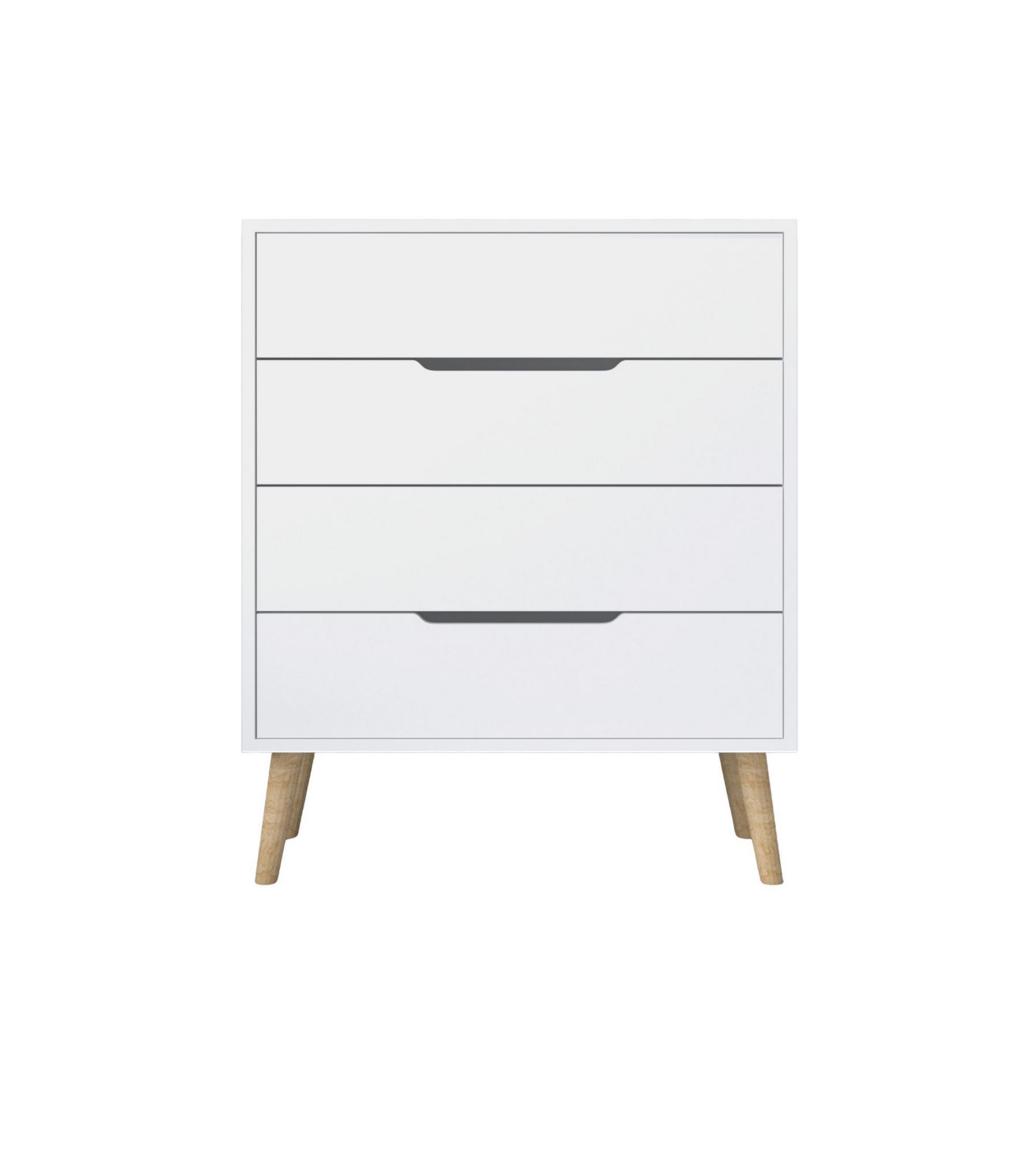 Comodă Hanah Home, PAL melaminat, 78 x 45 x 95 cm, alb, 469ORN2101 — imaginea 2