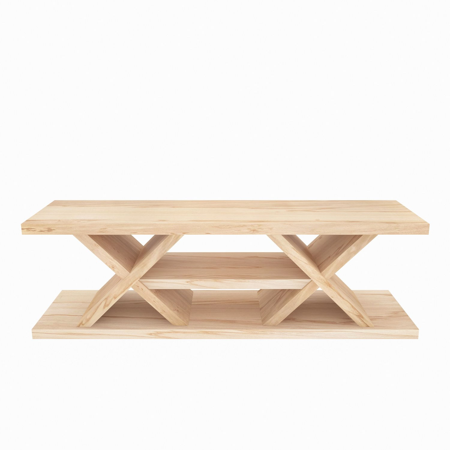 Comodă TV Hanah Home, PAL melaminat, 136 x 37 x 42 cm, stejar, 875ZNA4545 — imaginea 3