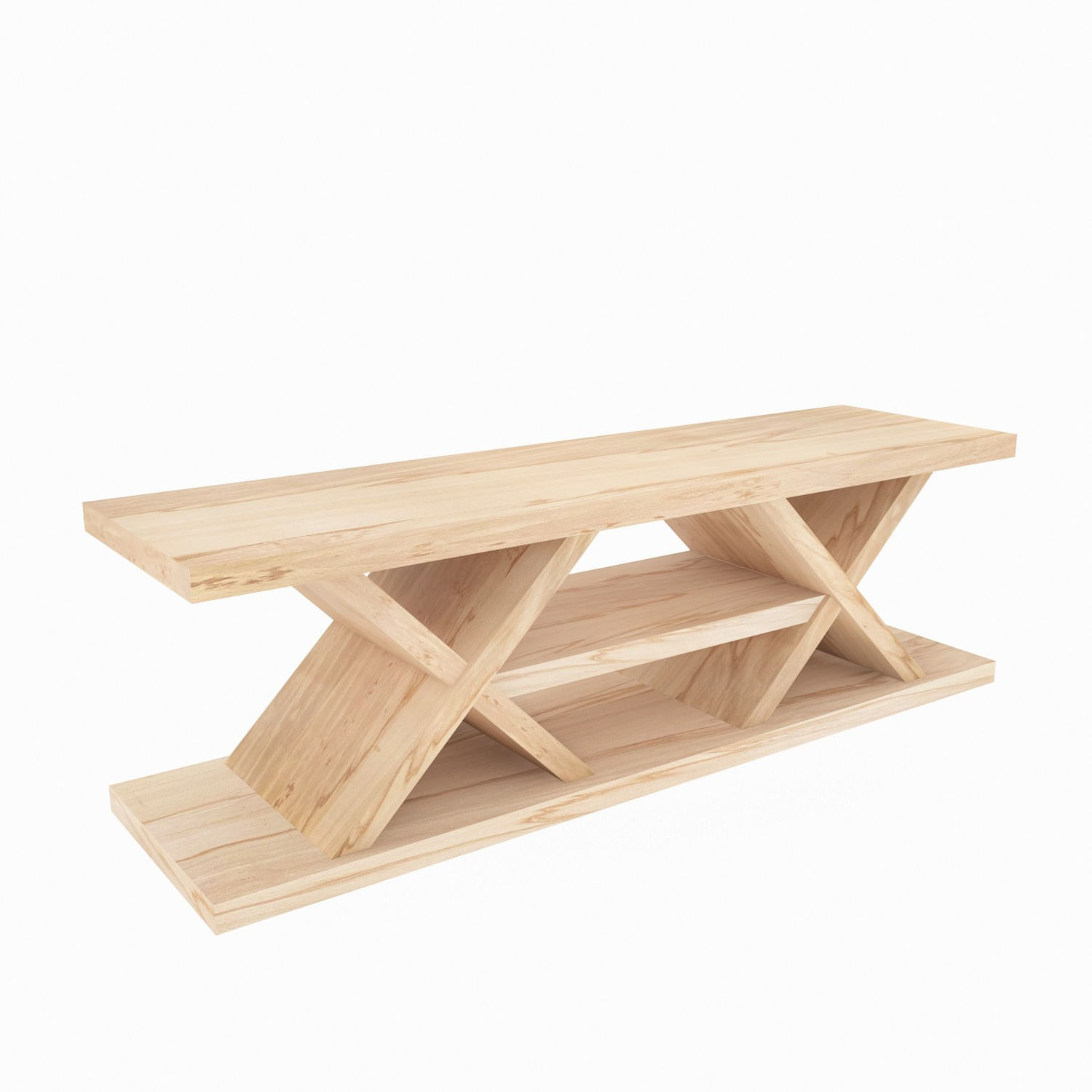Comodă TV Hanah Home, PAL melaminat, 136 x 37 x 42 cm, stejar, 875ZNA4545 — imaginea 6