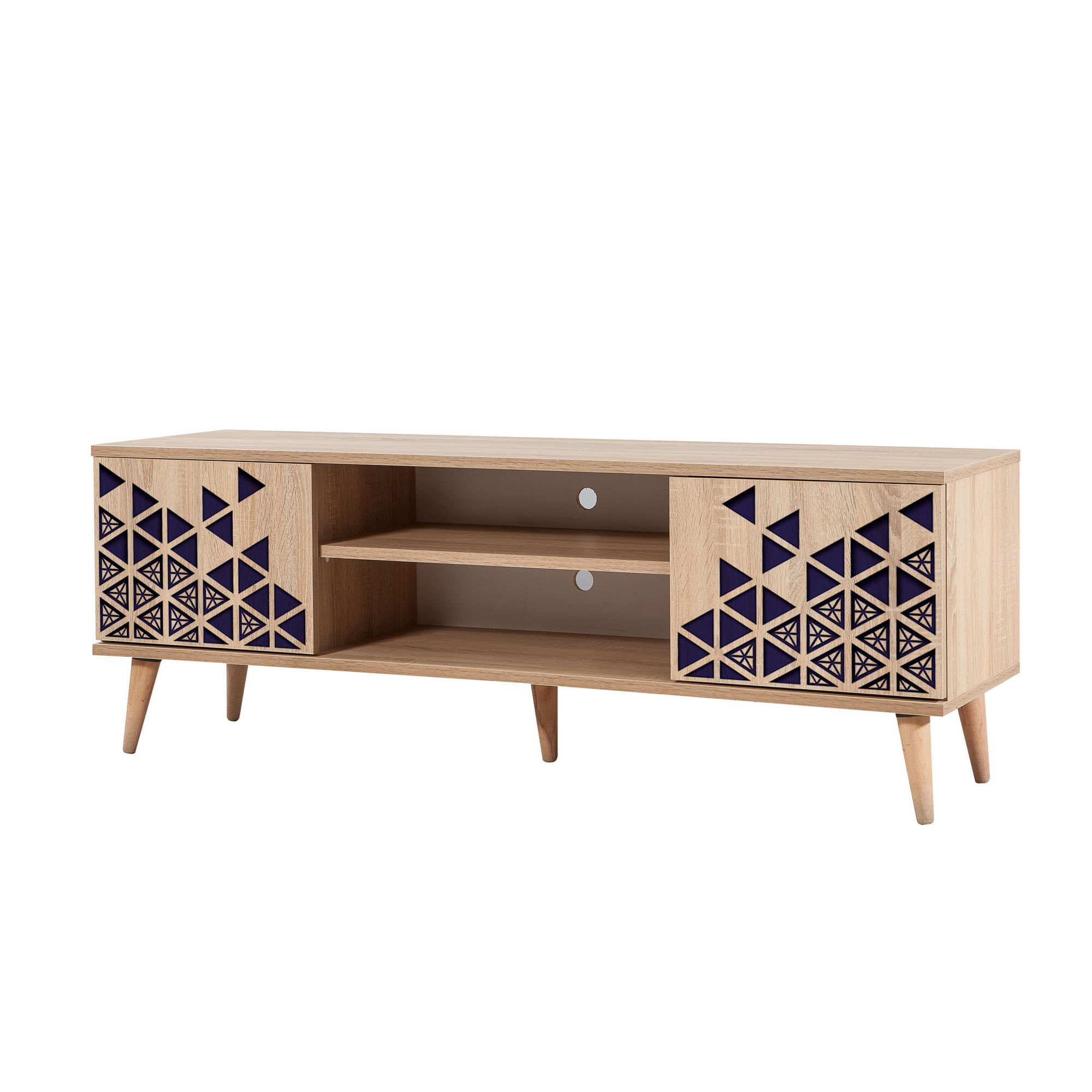 Comodă TV Hanah Home, PAL melaminat, 140 x 40 x 50 cm, stejar sonoma, 863SPH3028 — imaginea 8