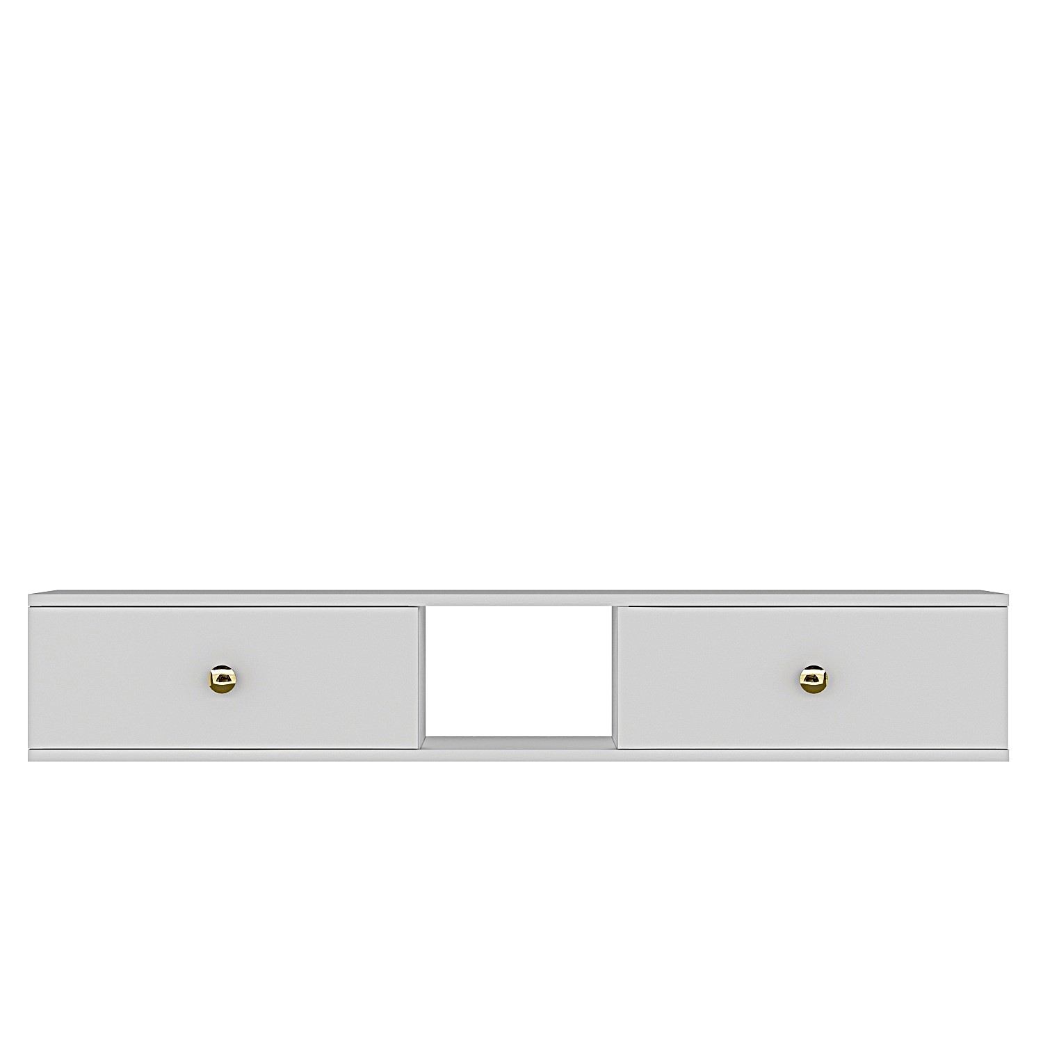 Comodă TV Hanah Home, PAL melaminat, 150 x 29.6 x 25.6 cm, alb, 555CHM1105 — imaginea 5