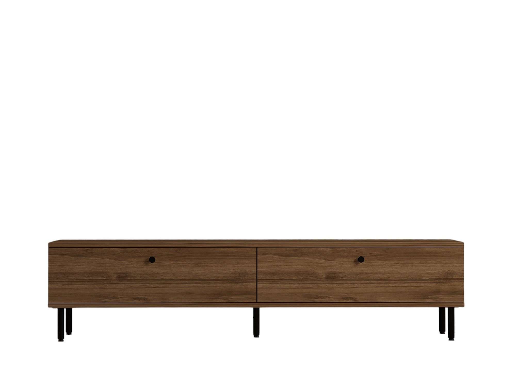 Comodă TV Hanah Home, PAL melaminat, 160 x 25 x 37 cm, nuc, 835PUQ6411