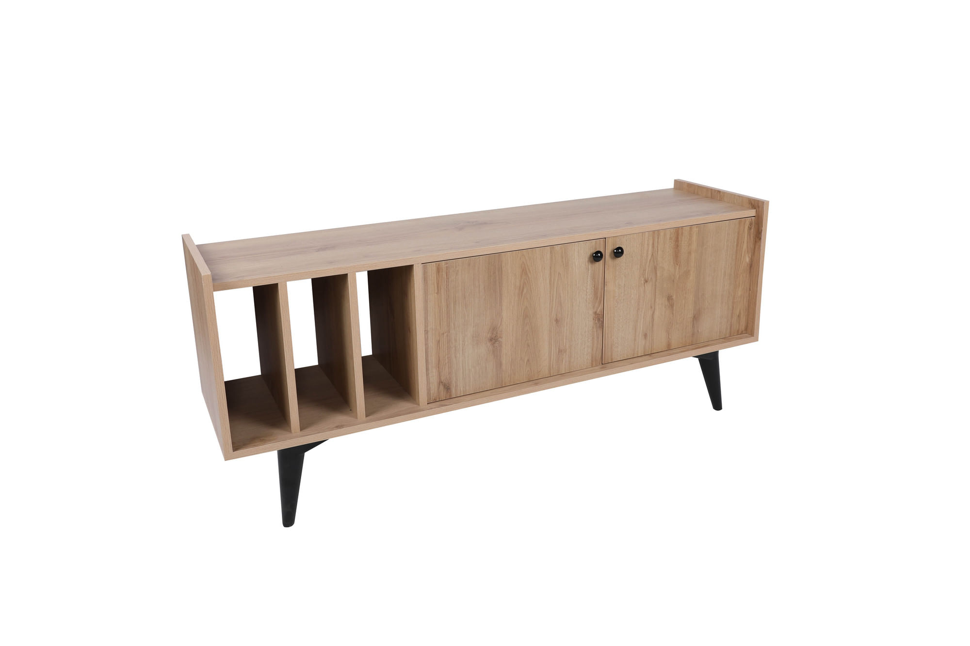 Comodă TV Hanah Home, PAL melaminat, 150 x 62 x 40 cm, stejar, 811MDD3014 — imaginea 4