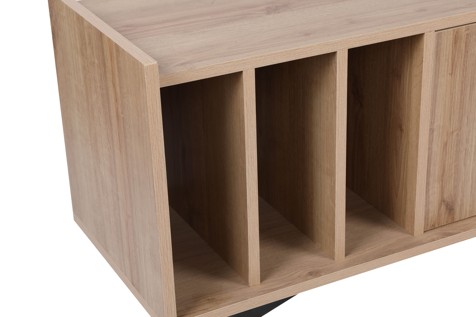 Comodă TV Hanah Home, PAL melaminat, 150 x 62 x 40 cm, stejar, 811MDD3014 — imaginea 6