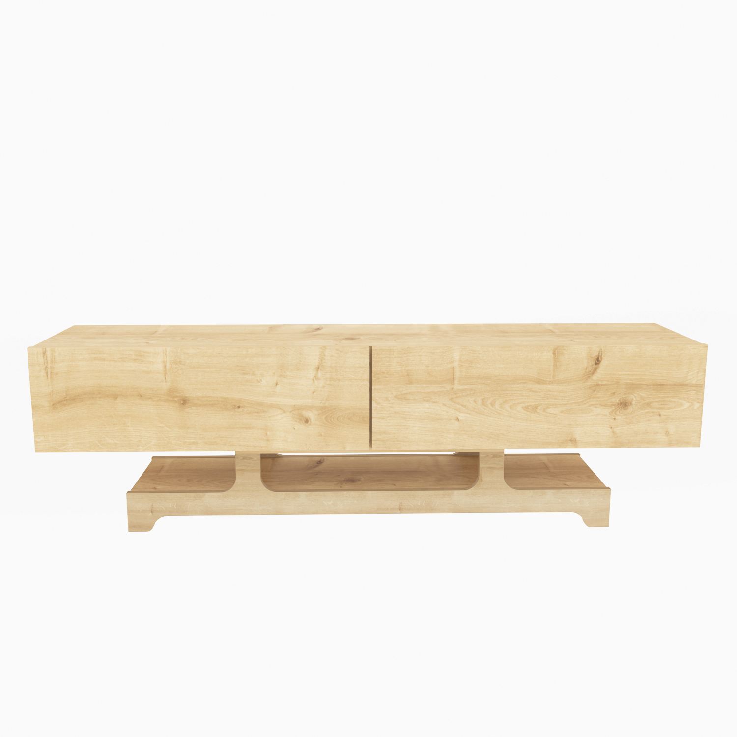 Comodă TV Hanah Home, PAL melaminat, 160 x 35 x 46.8 cm, sapphire stejar, 875ZNA5344 — imaginea 3