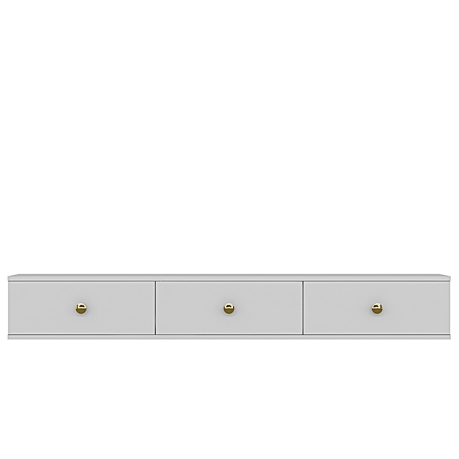 Comodă TV Hanah Home, PAL melaminat, 180 x 29.6 x 25.6 cm, alb, 555CHM1108 — imaginea 3