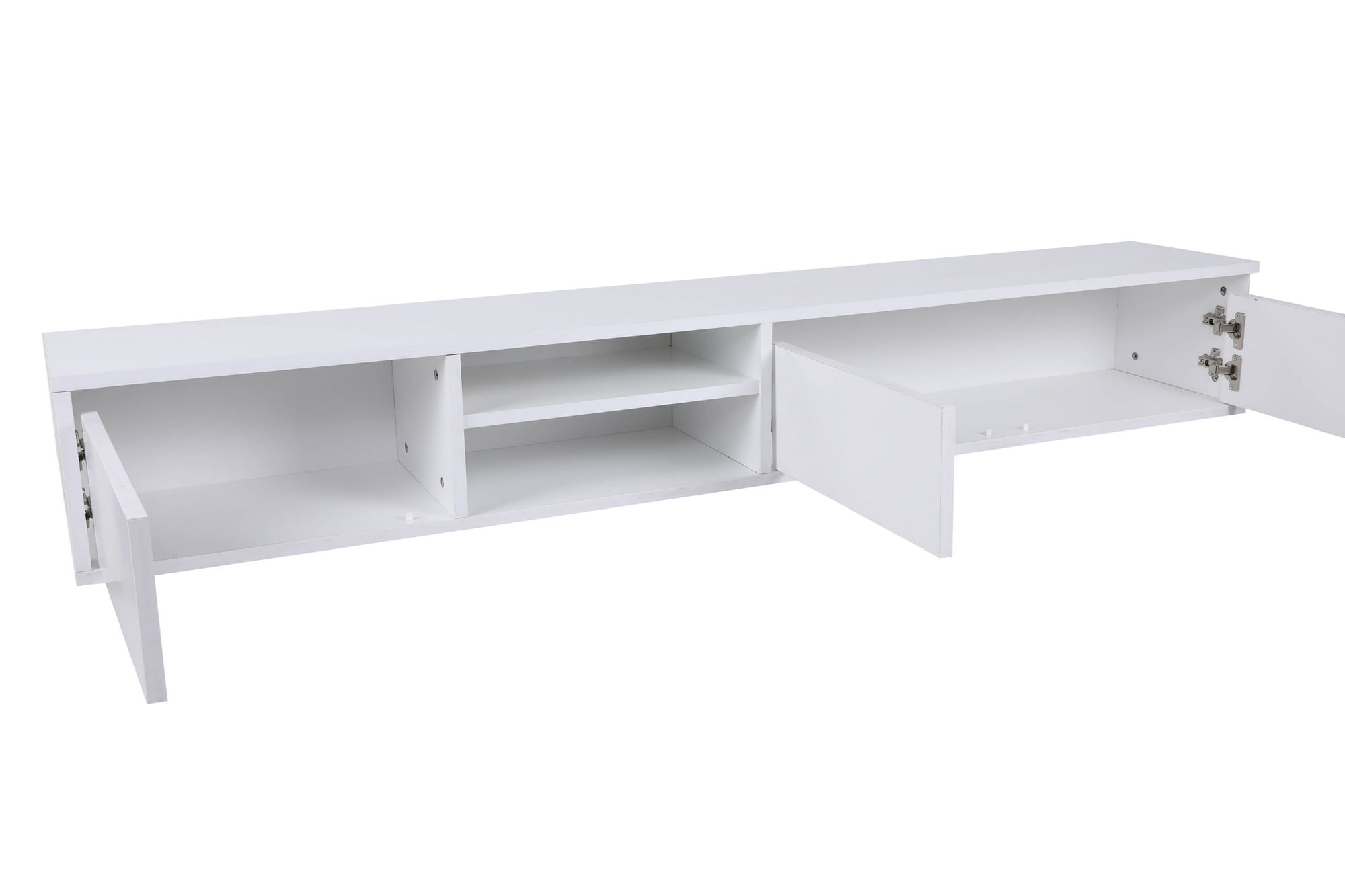 Comodă TV Hanah Home, PAL melaminat, 180 x 45 x 30 cm, alb, 811MDD3021 — imaginea 4