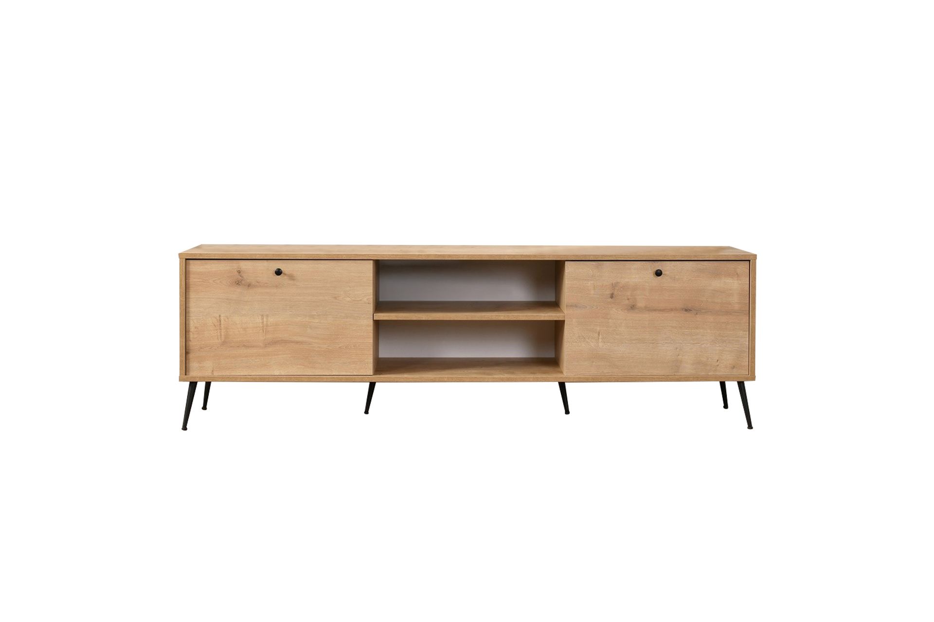 Comodă TV Hanah Home, PAL melaminat, 55 x 41 x 180 cm, stejar, 277WLN1137 — imaginea 3