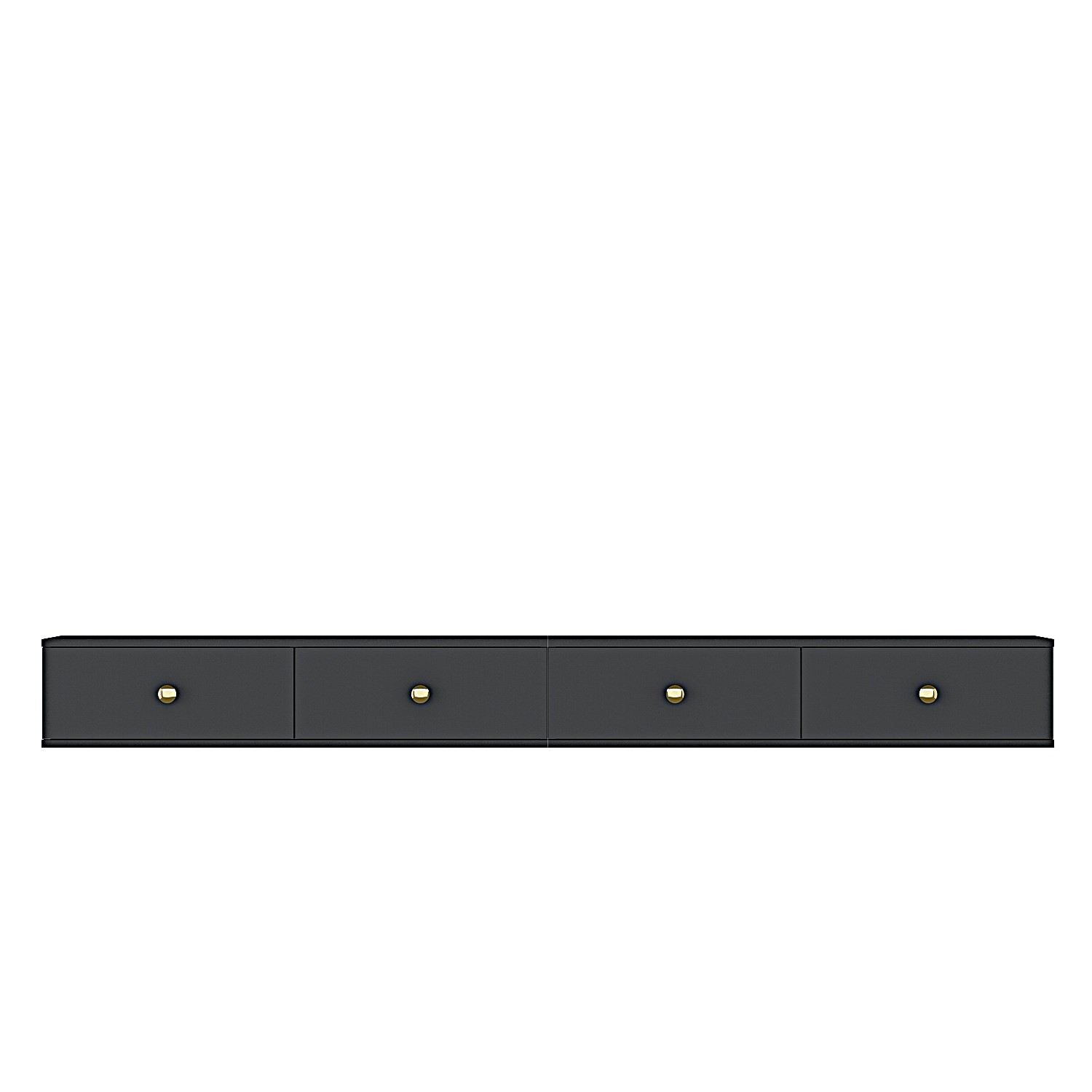 Comodă TV Hanah Home, PAL melaminat, 120 x 29.6 x 25.6 cm, antracit, 555CHM1110 — imaginea 8