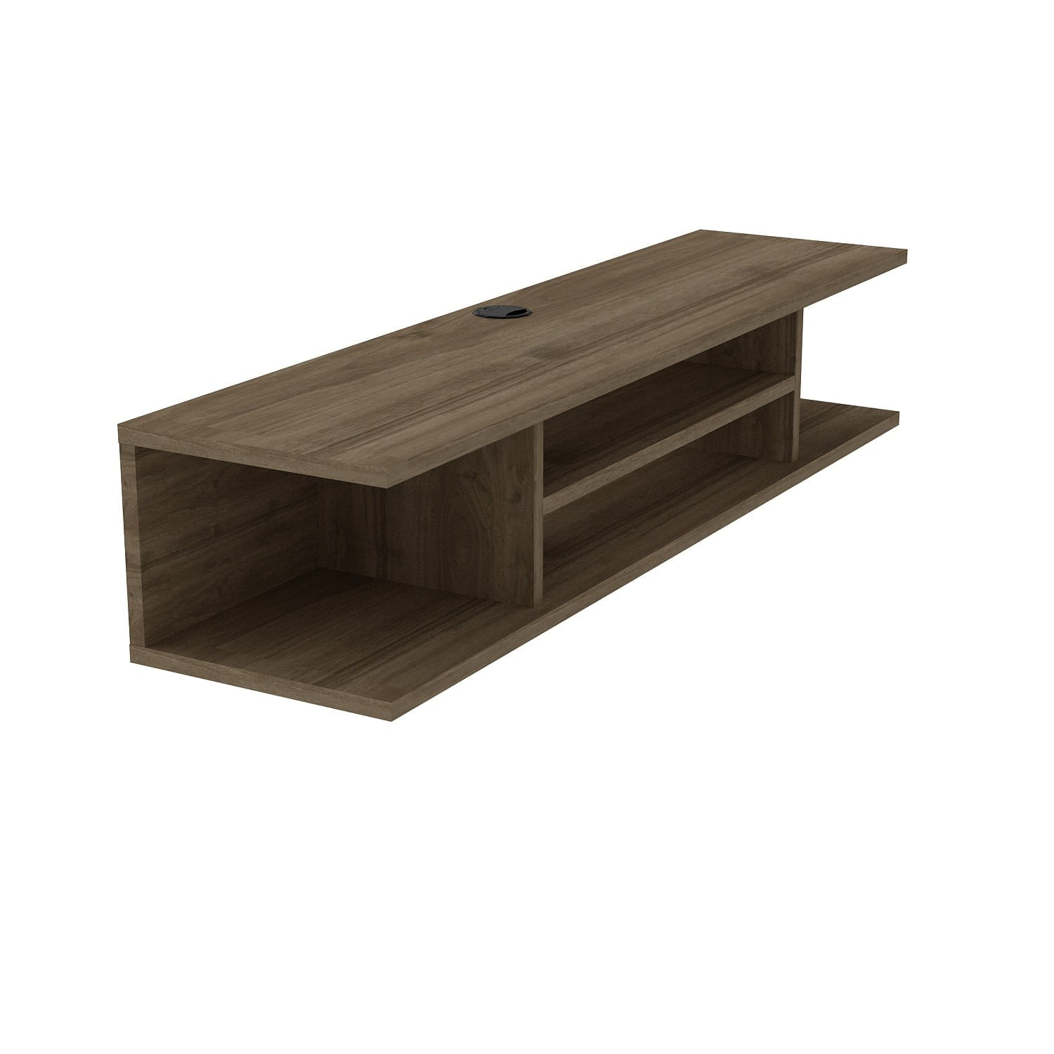 Comodă TV Hanah Home, PAL melaminat, 120 x 29.5 x 23 cm, nuc, 875ZNA3063 — imaginea 3