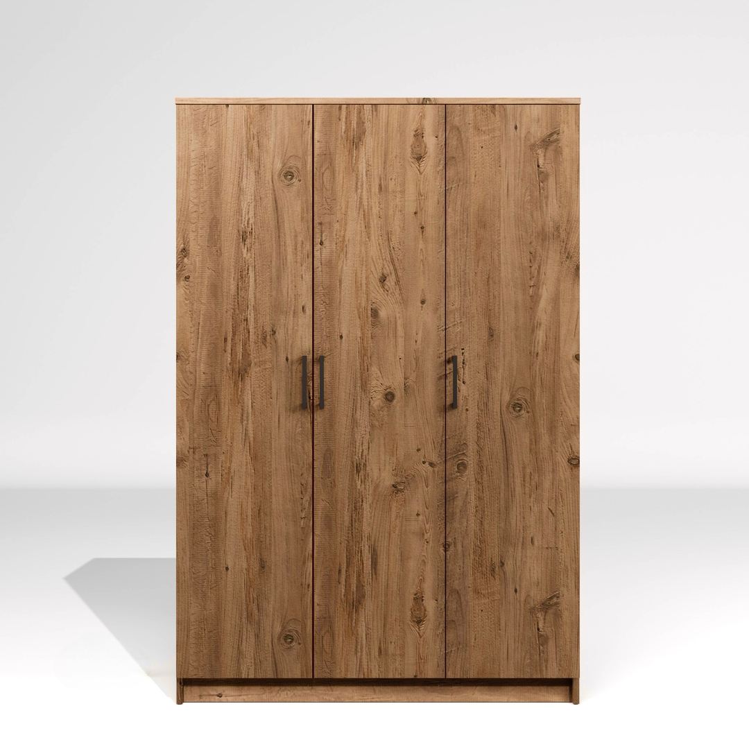 Dulap Hanah Home, PAL melaminat, 120 x 51.8 x 180 cm, atlantic pine, 350MWD1141 — imaginea 3