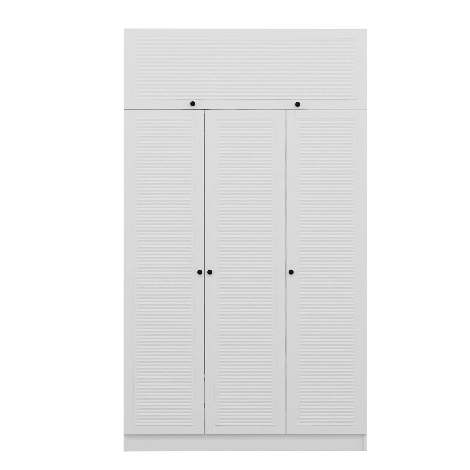 Dulap Hanah Home, PAL melaminat, 135 x 52 x 190 cm, alb, 506MNR3595 — imaginea 6
