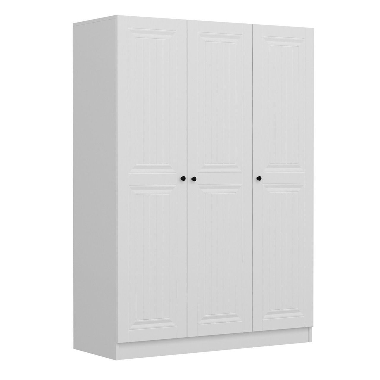 Dulap Hanah Home, PAL melaminat, 135 x 52 x 190 cm, alb, 506MNR2257 — imaginea 6