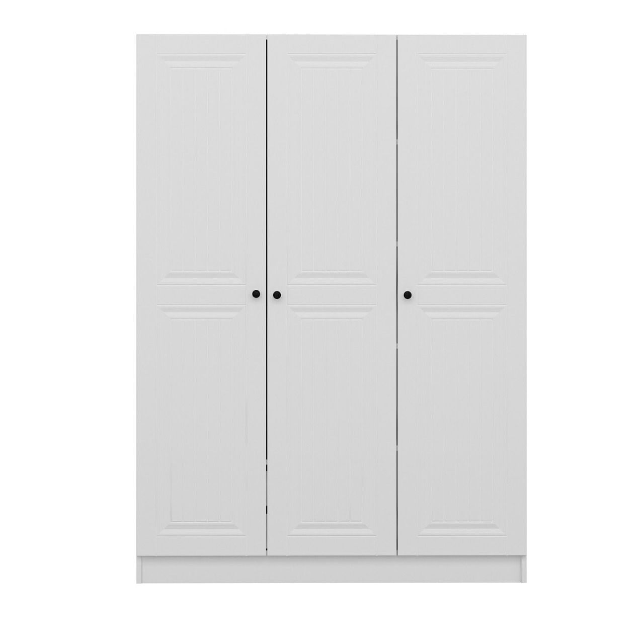 Dulap Hanah Home, PAL melaminat, 135 x 52 x 190 cm, alb, 506MNR2257 — imaginea 7